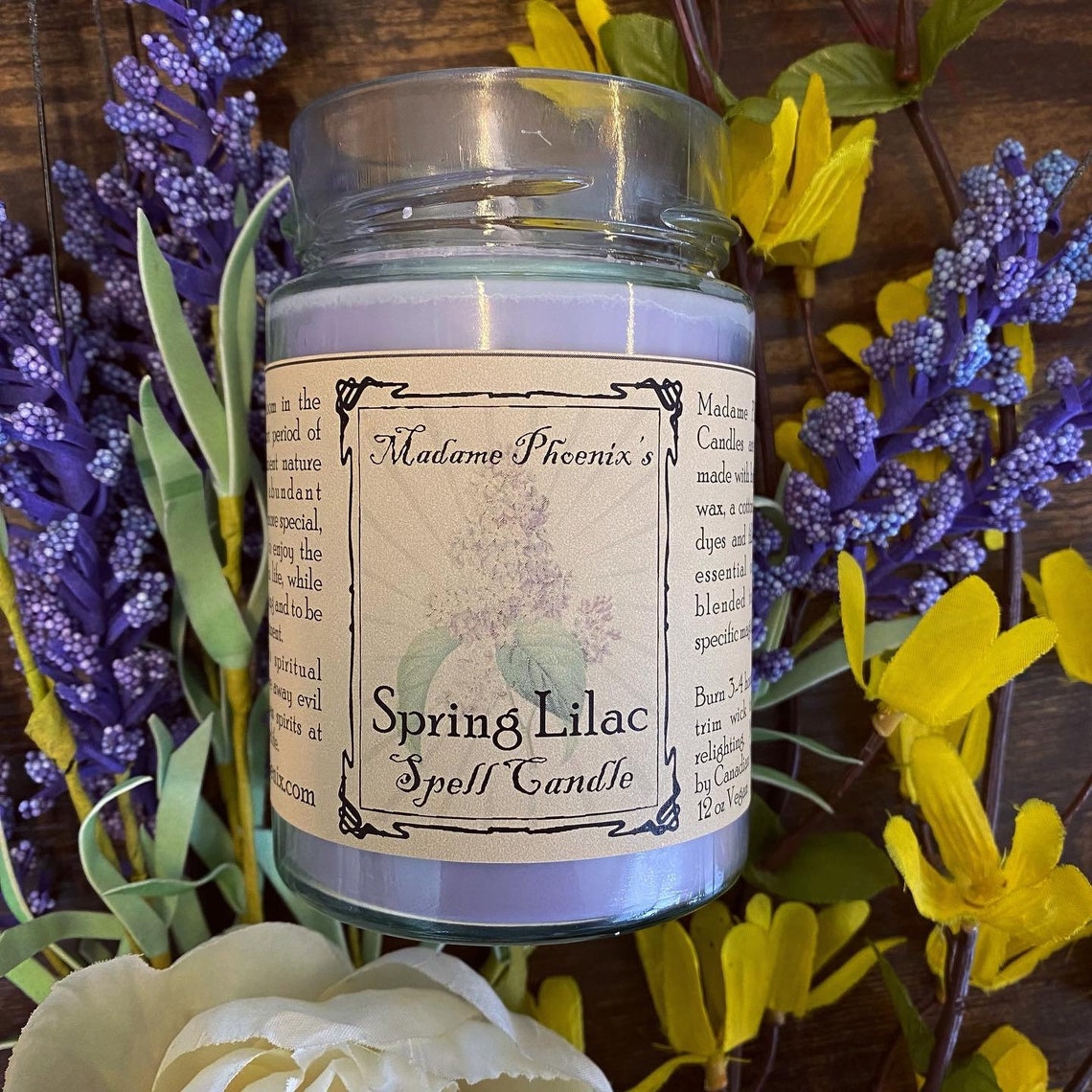 Spring Blessing Flower Candles
