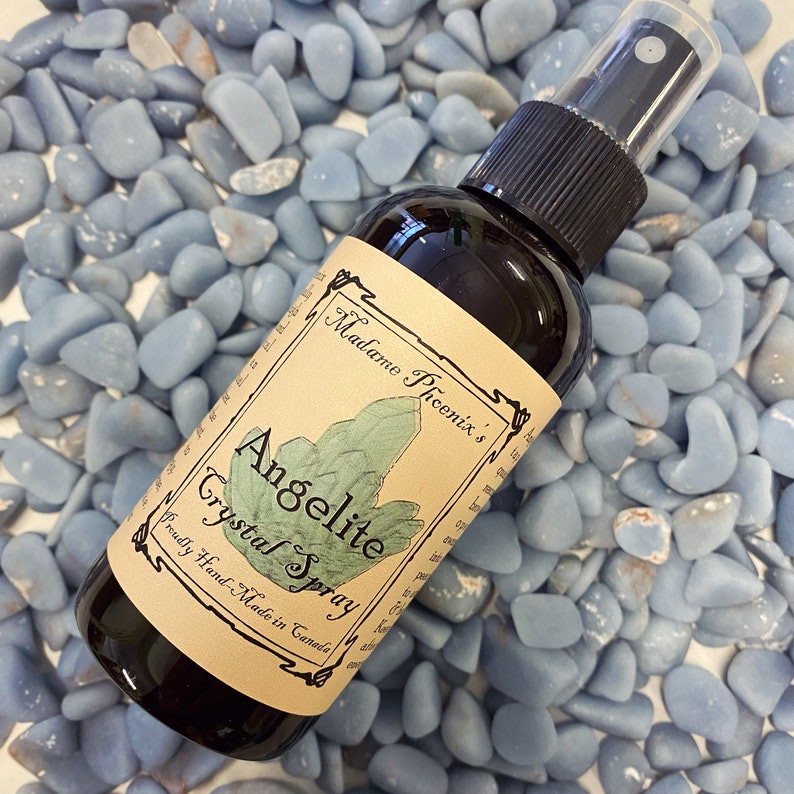 Angelite Crystal Smokeless Incense Spray