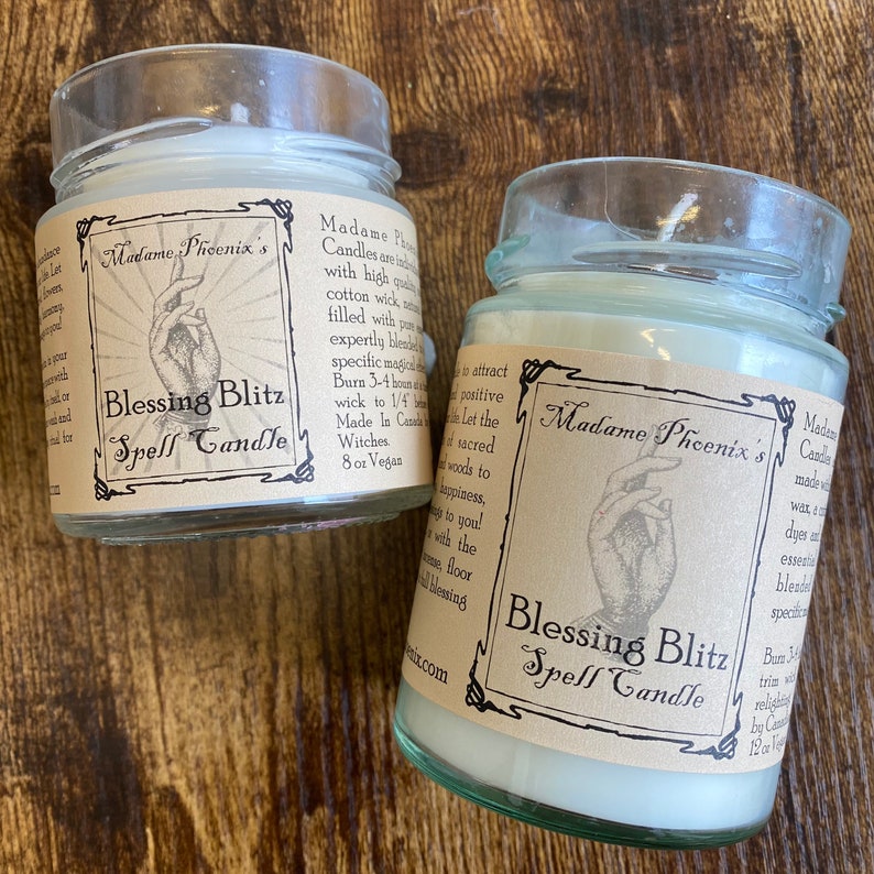 Blessing Blitz Magic Spell Candle