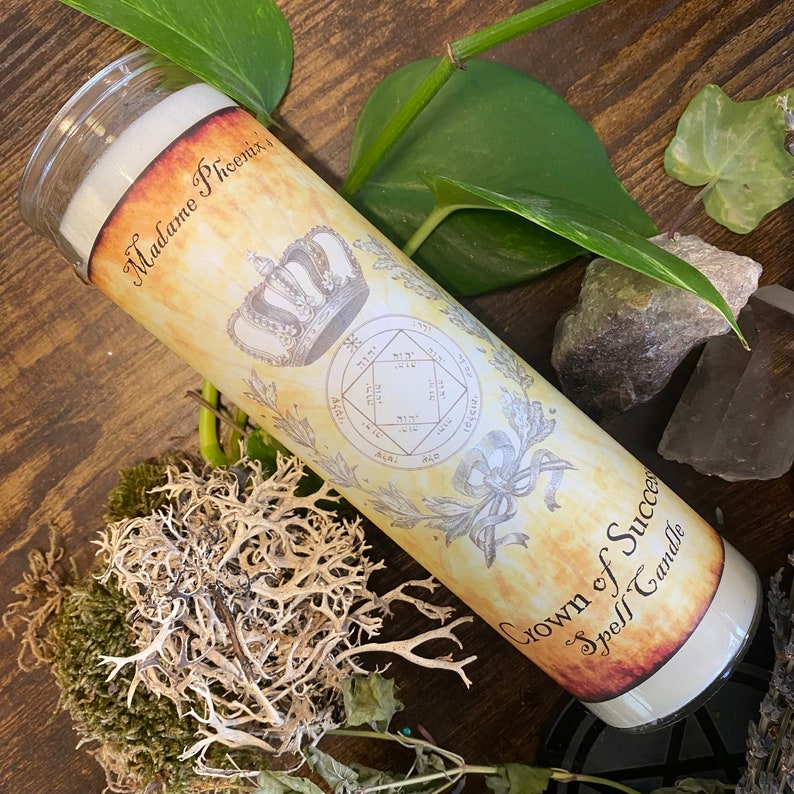Crown of Success Spell Candle
