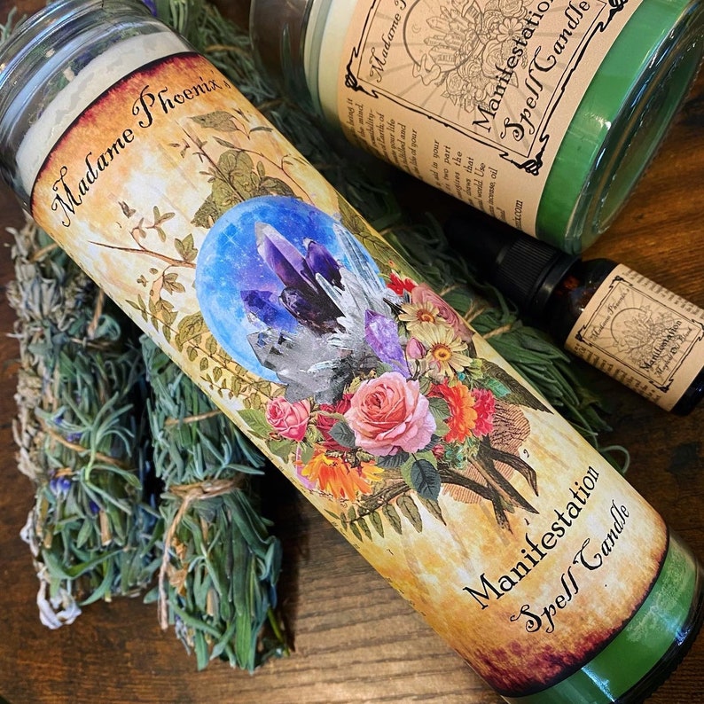 Manifestation Ritual Spell Candle