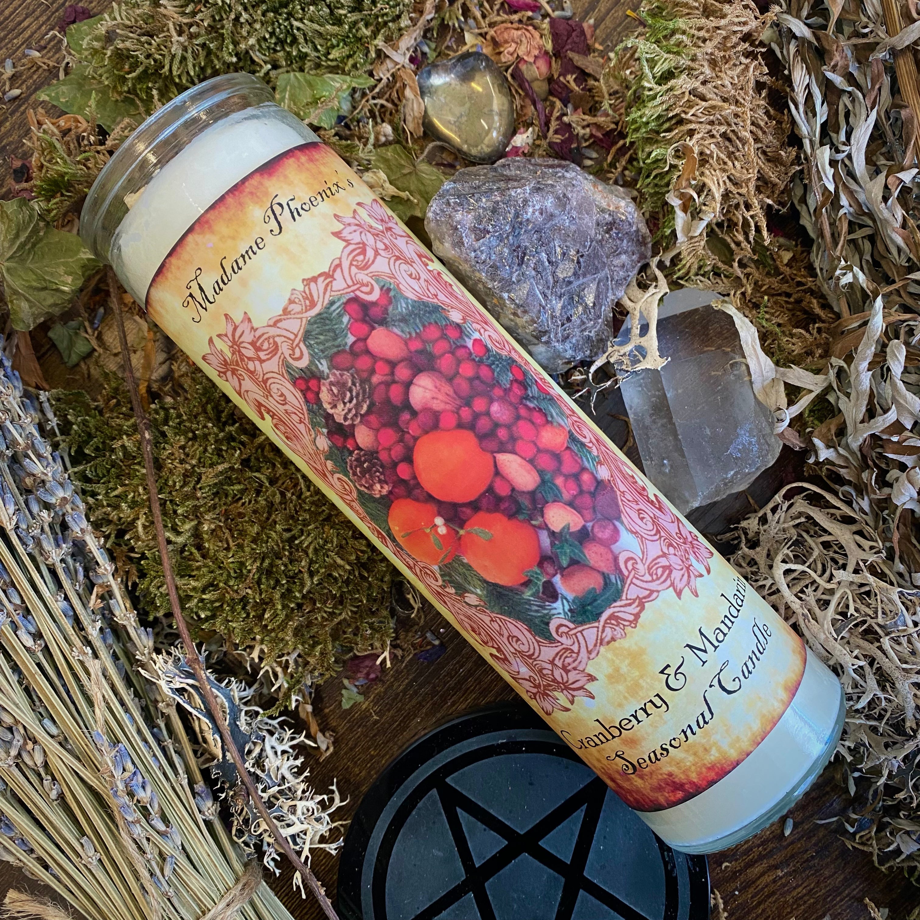 Cranberry & Mandarin Solstice Blessing Holiday Candle