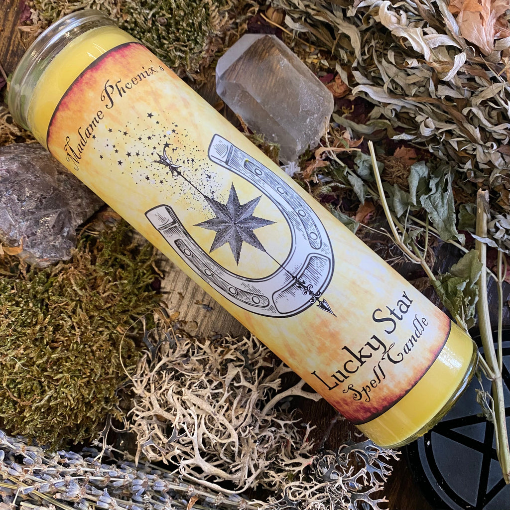 Lucky Star Magic Spell Candle