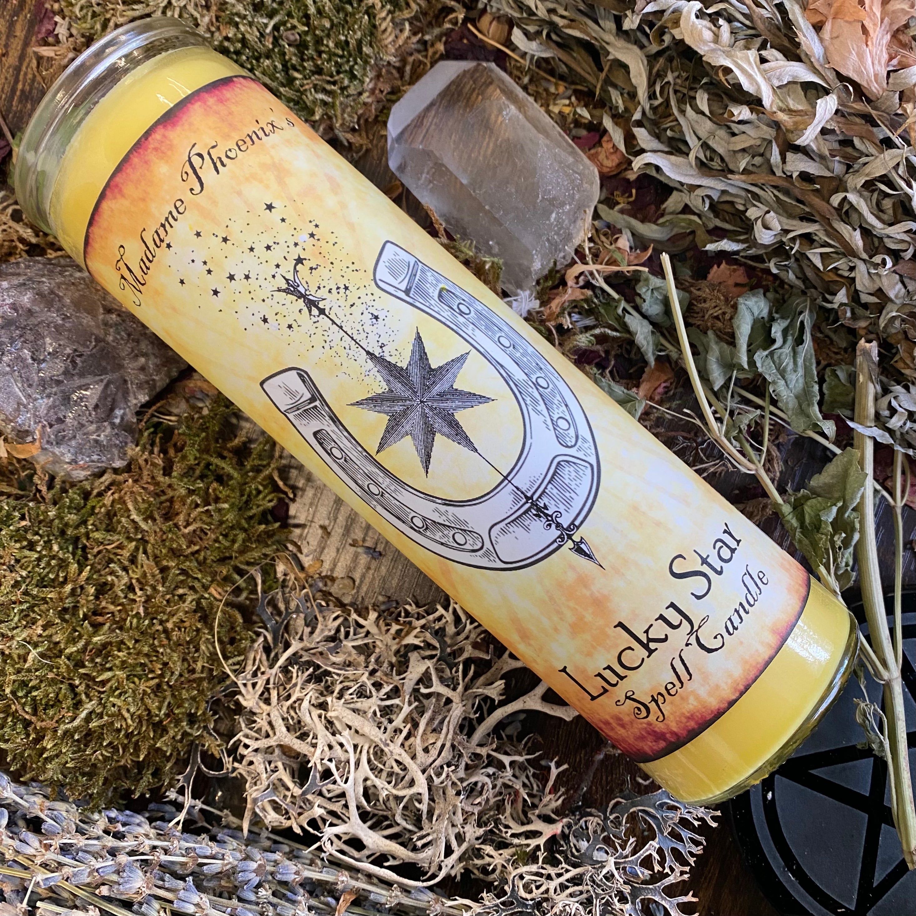 Lucky Star Magic Spell Candle