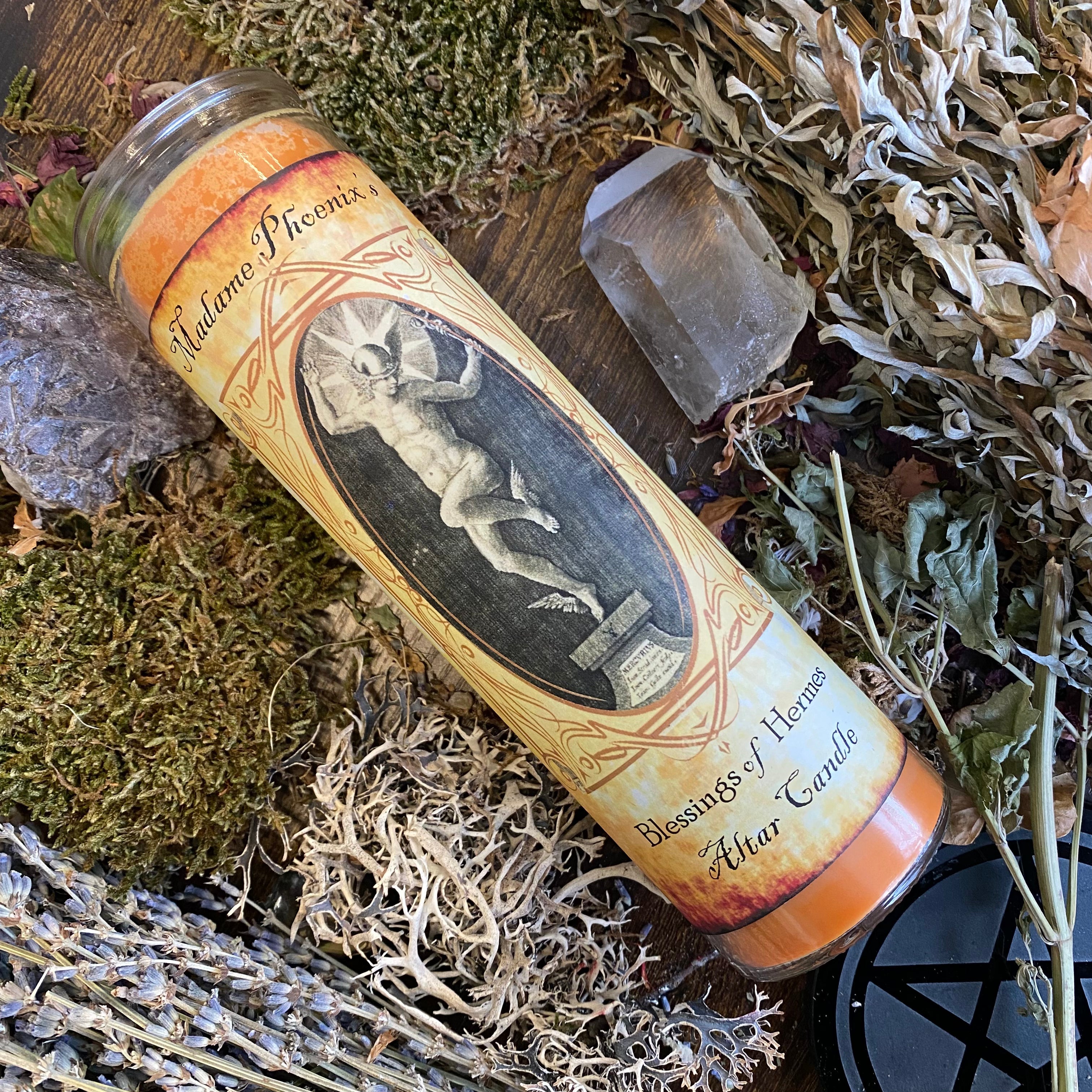 Blessings of Hermes Shrine Candle