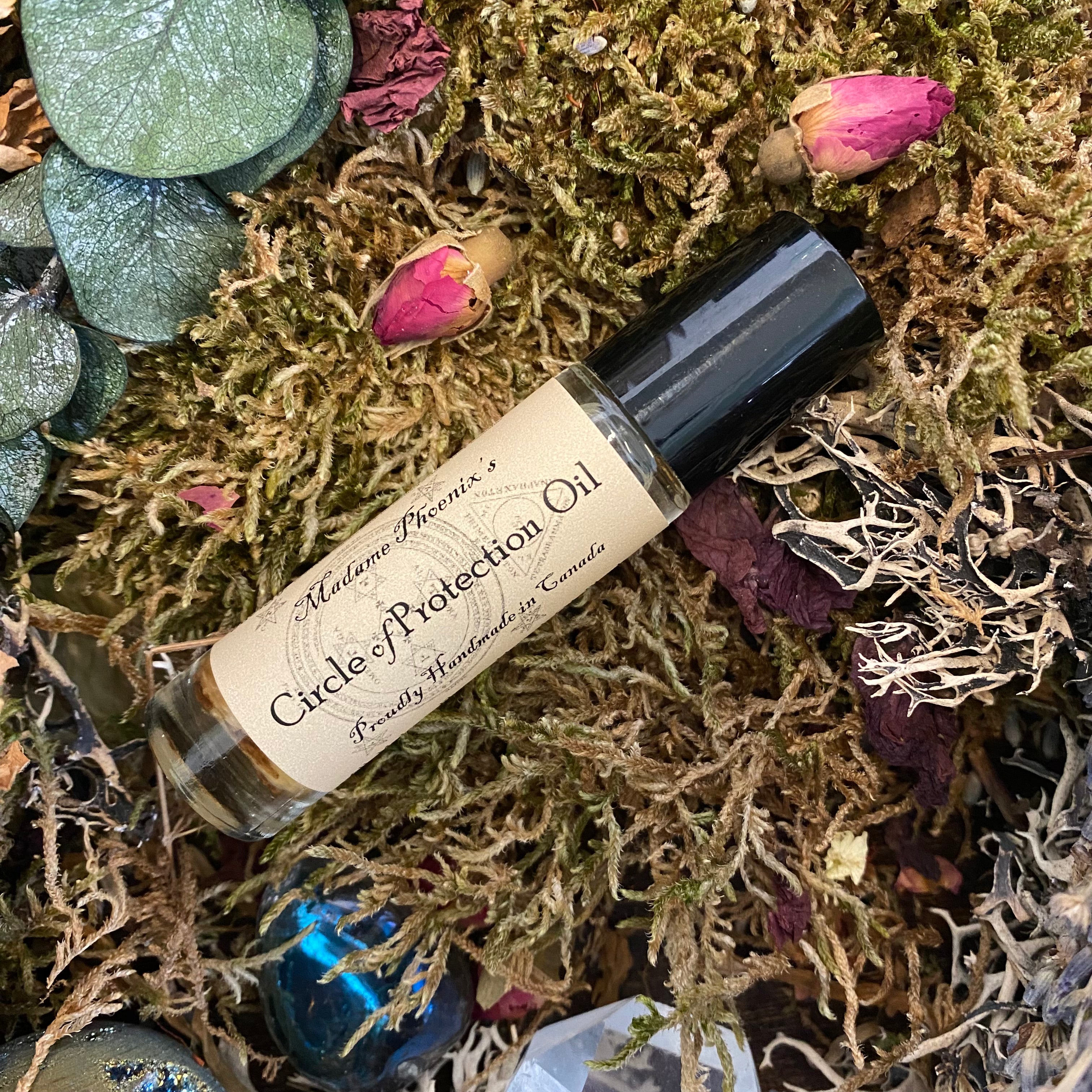 Circle of Protection Magic Spell Oil Roller