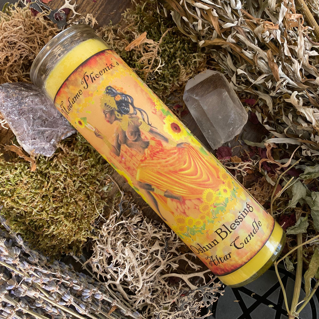 Oshun Blessing Candle