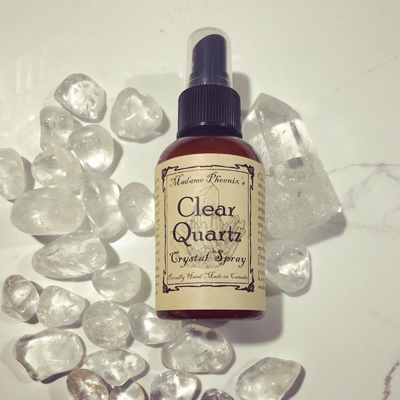 Clear Quartz Aura and Room spray