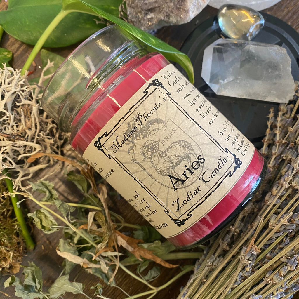 Zodiac Magic Aries Spell Candle