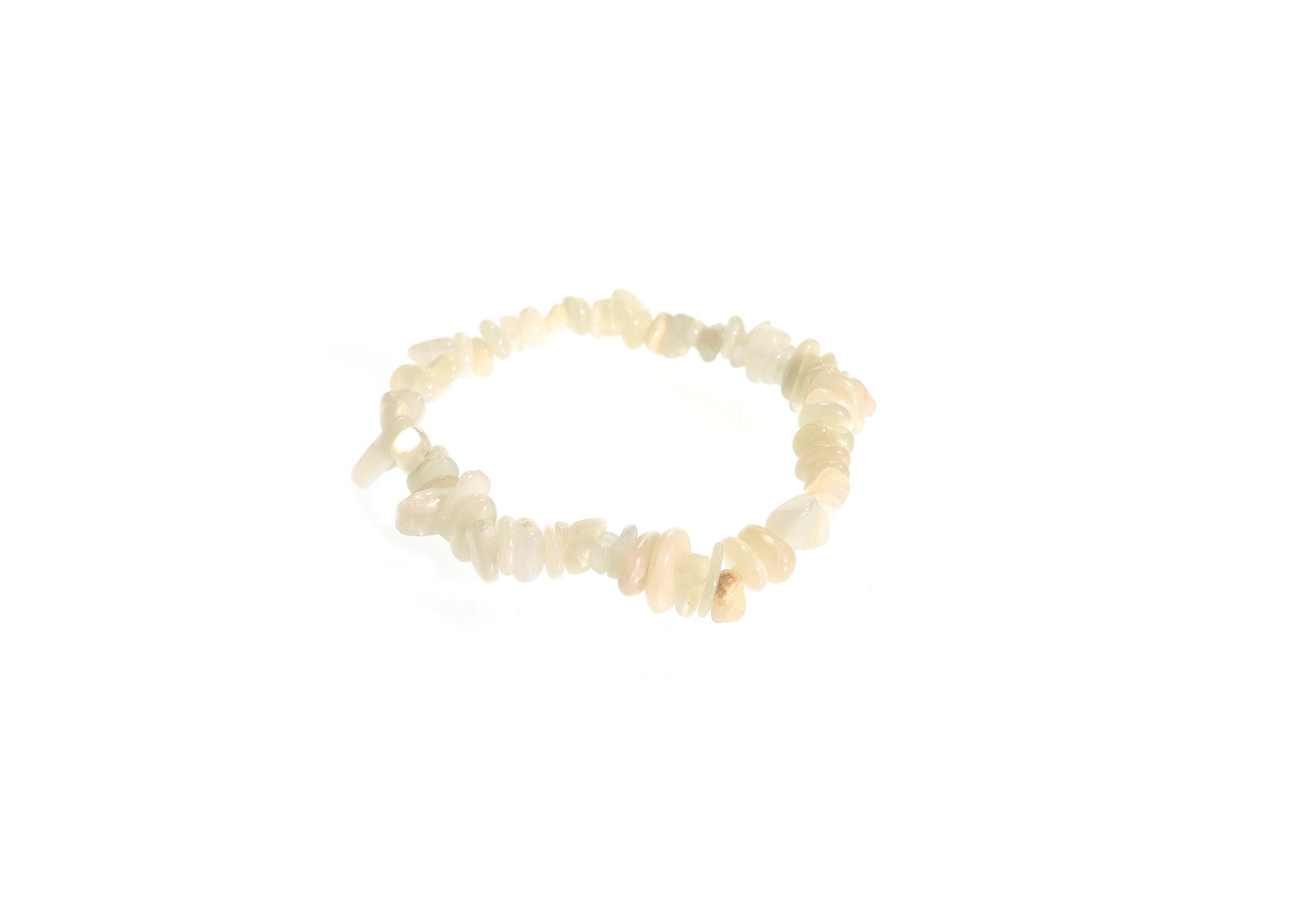 Moonstone Bead Bracelet