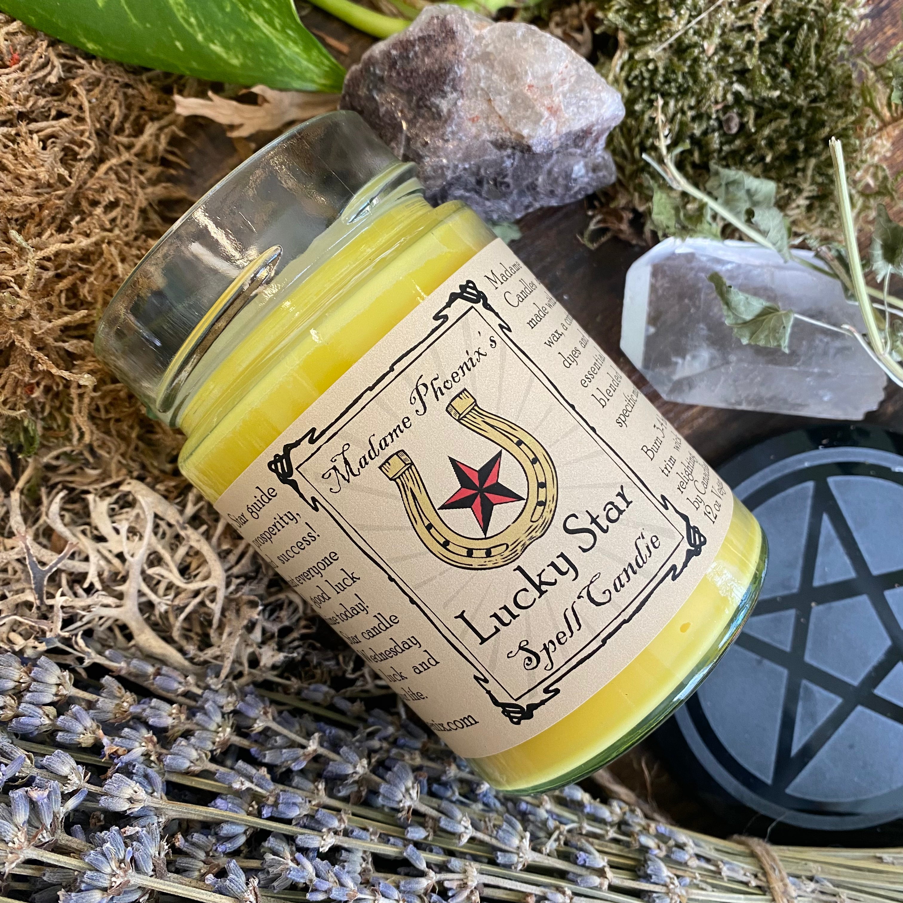 Lucky Star Magic Spell Candle