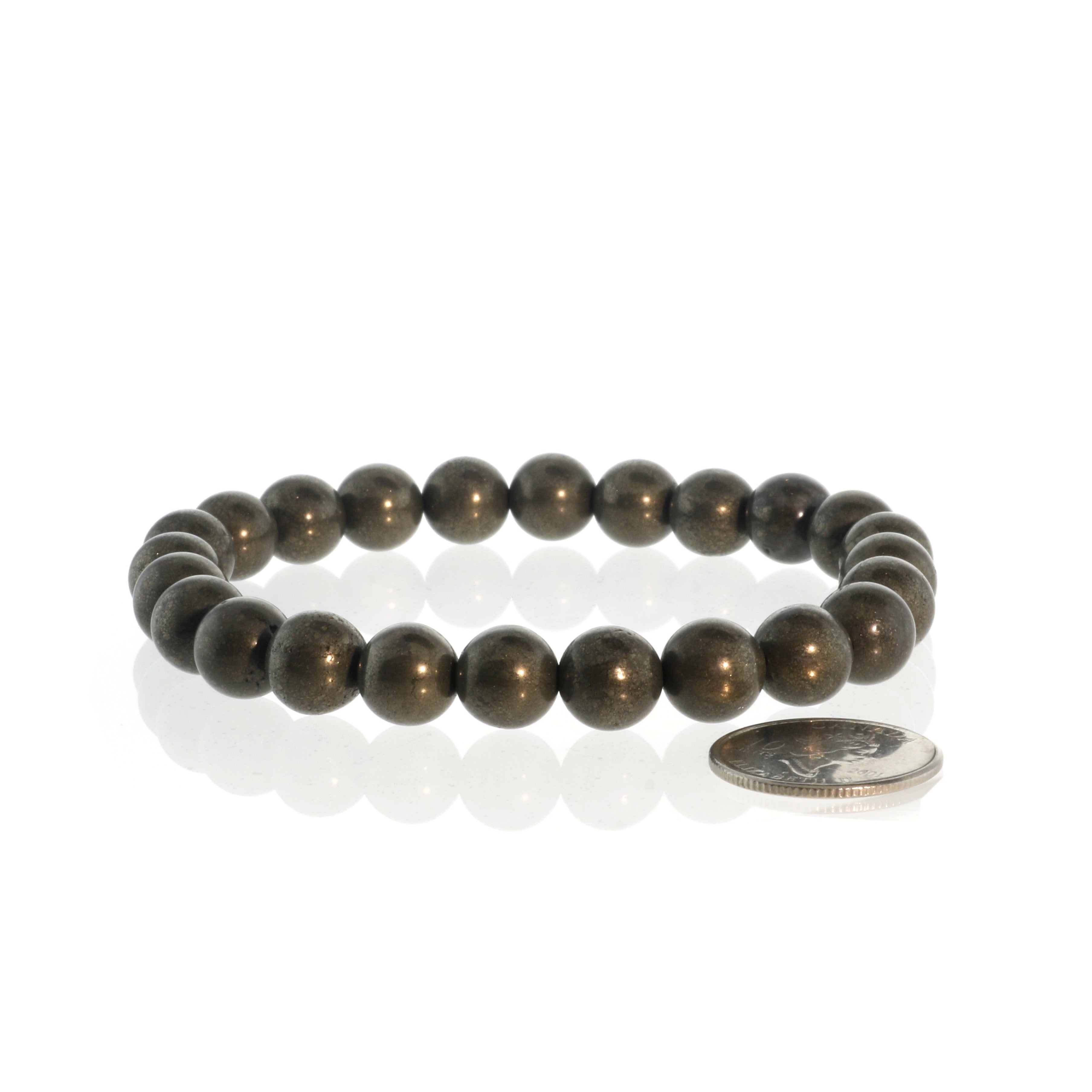 Pyrite Round Bracelet