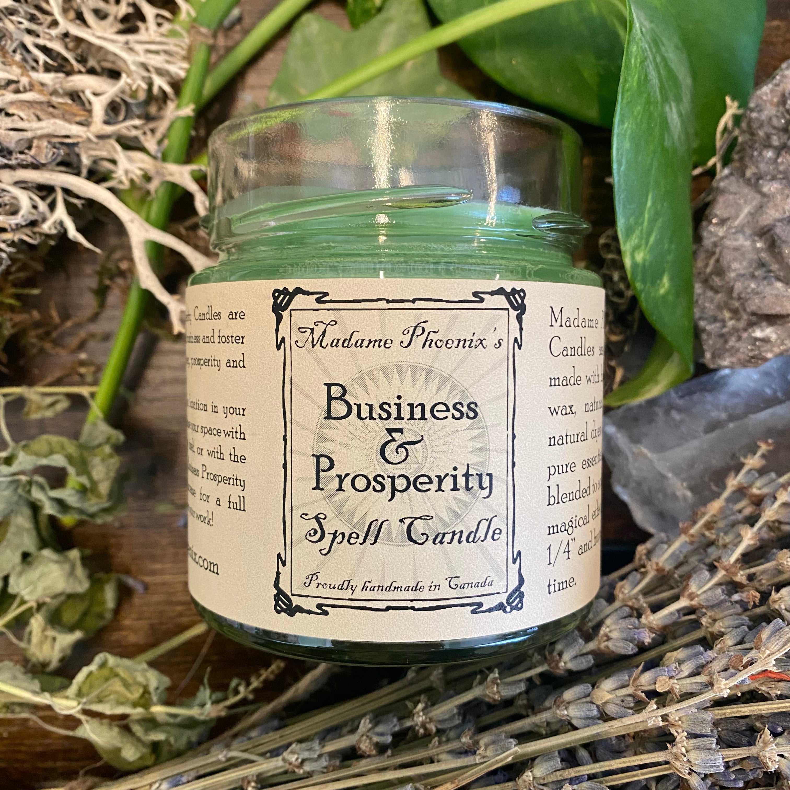 Business Blessing Prosperity Money Drawing Candle