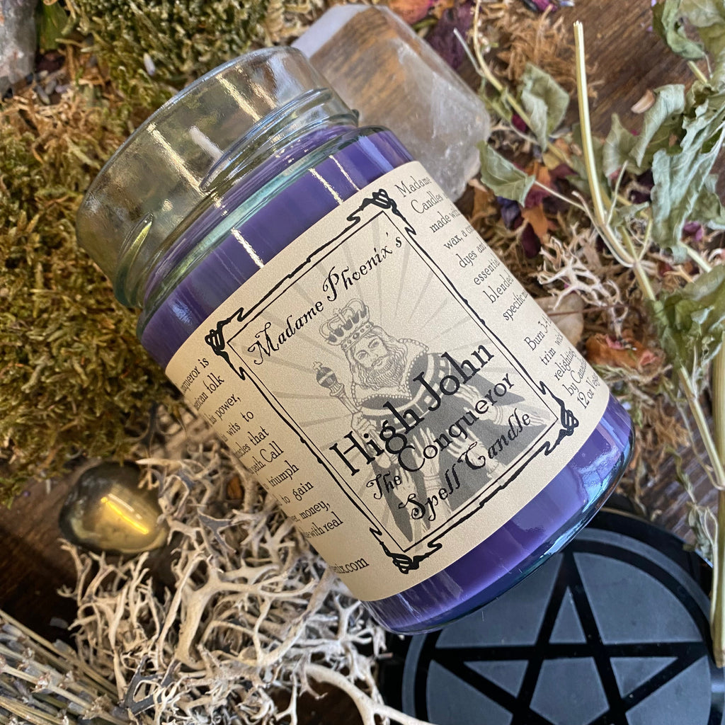 High John the Conqueror Magic Spell Candle