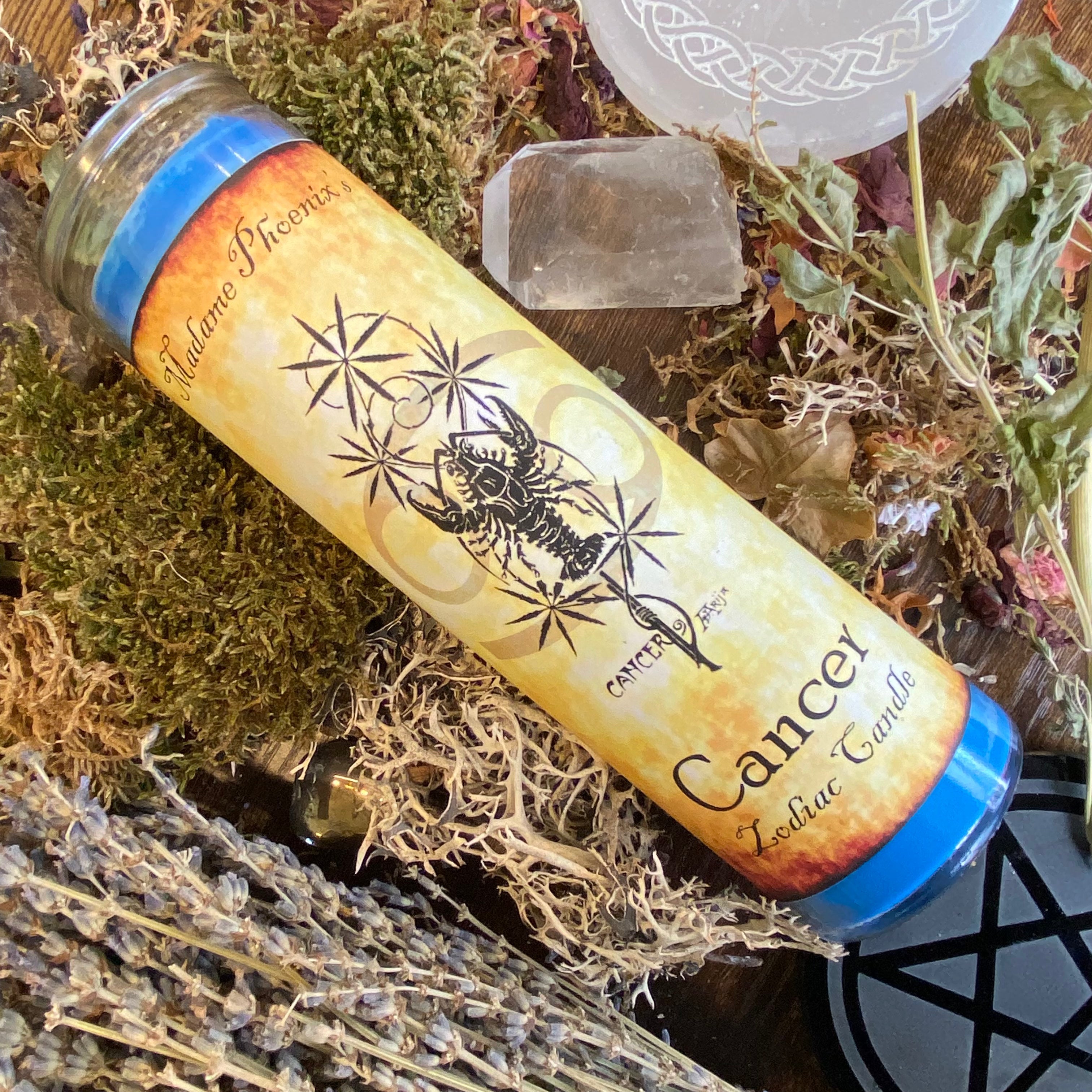 Zodiac Magic Cancer Spell Candle
