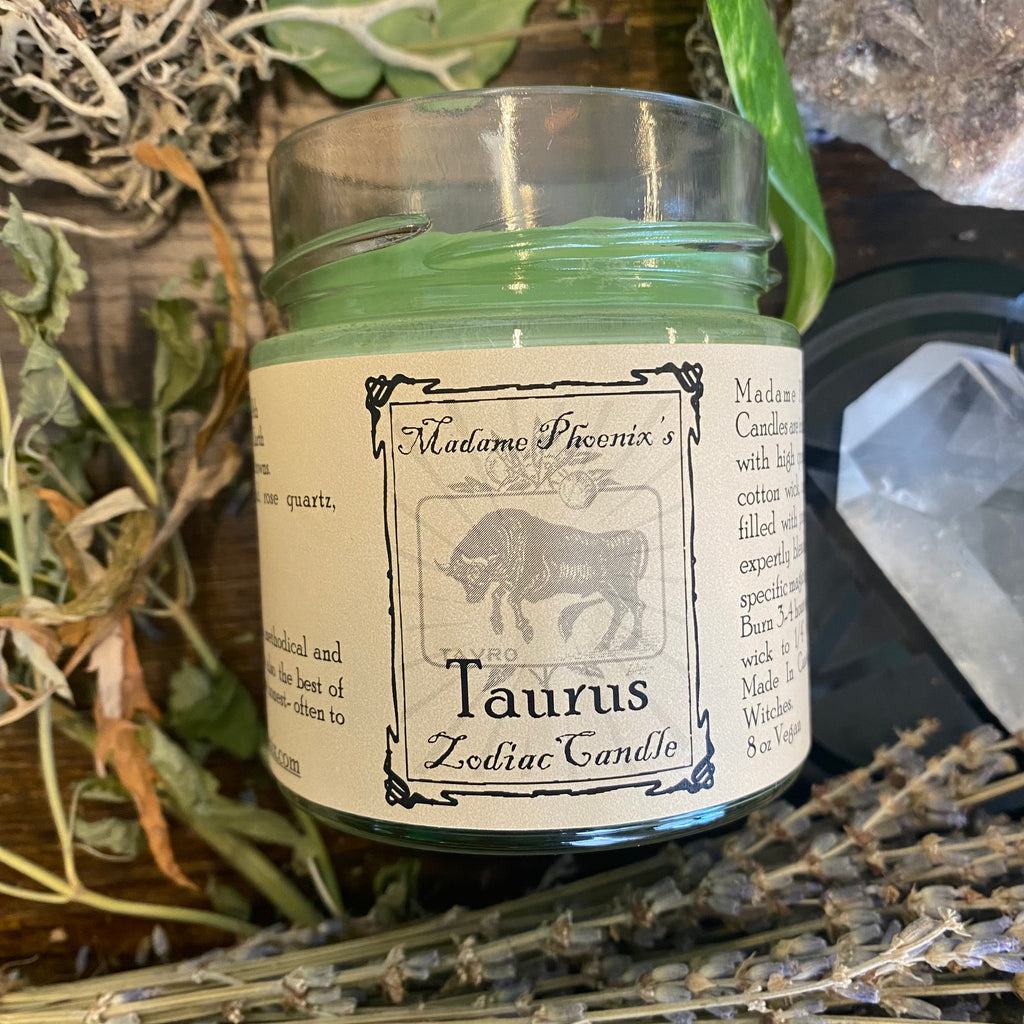 Zodiac Magic Taurus Spell Candle