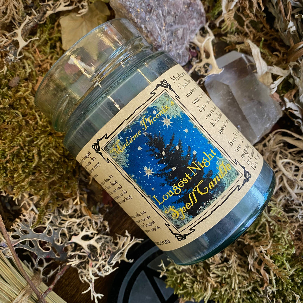 Longest Night Solstice Ritual Spell Candle