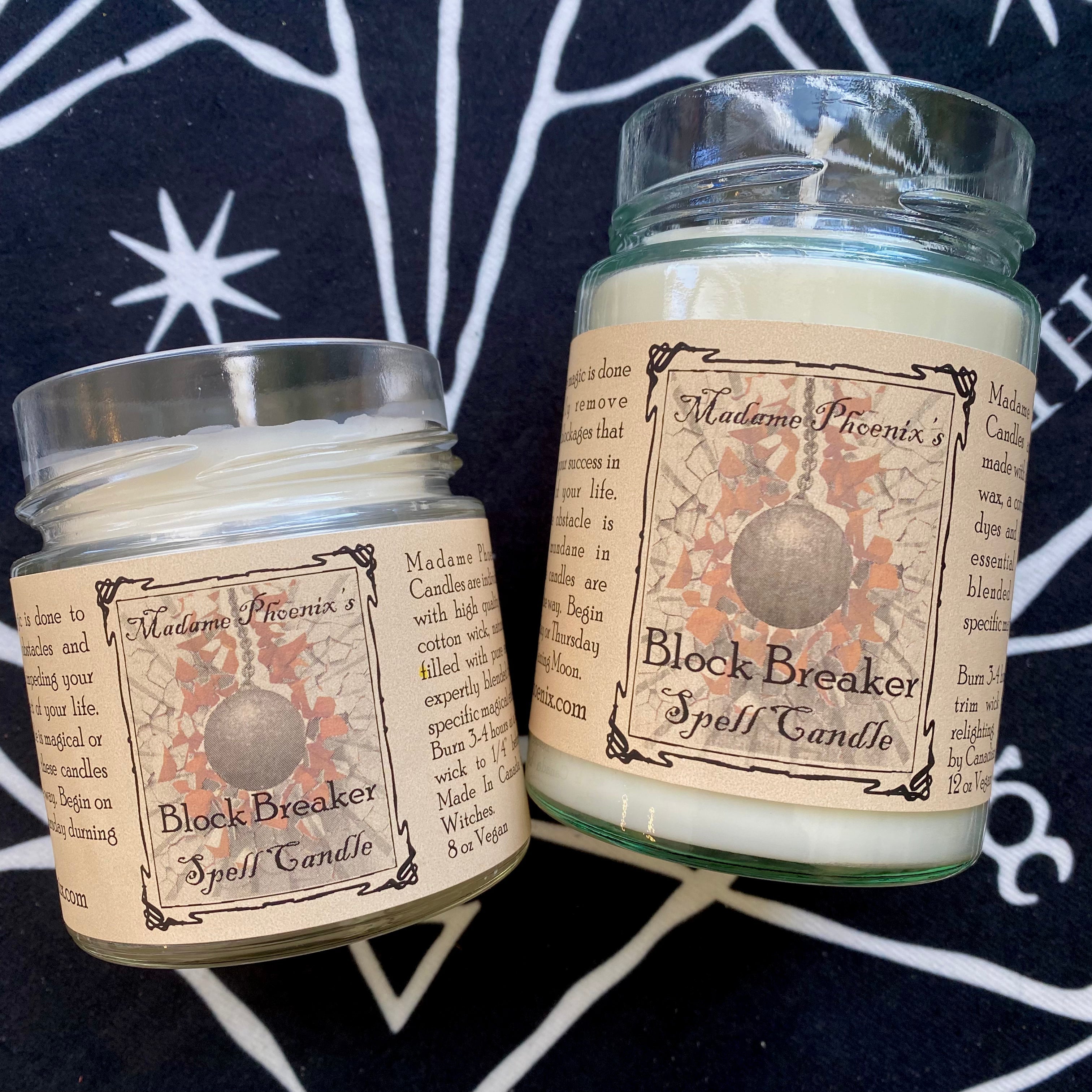 Block Breaker Spell Candle