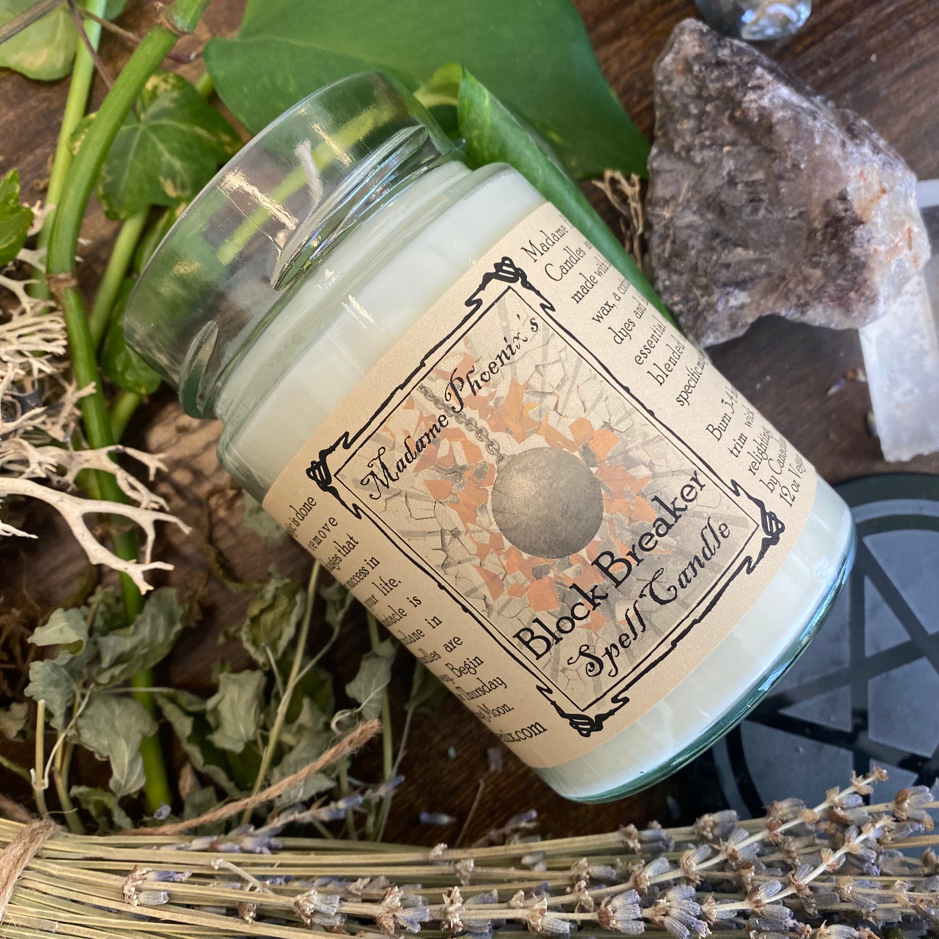 Block Breaker Spell Candle
