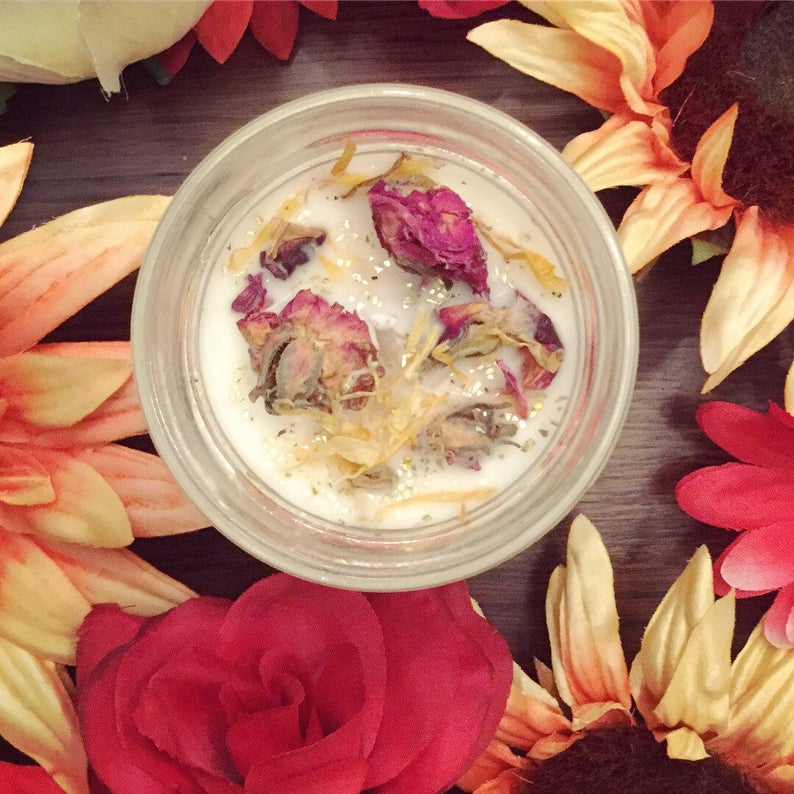 Summer Blossoms Spell Candle