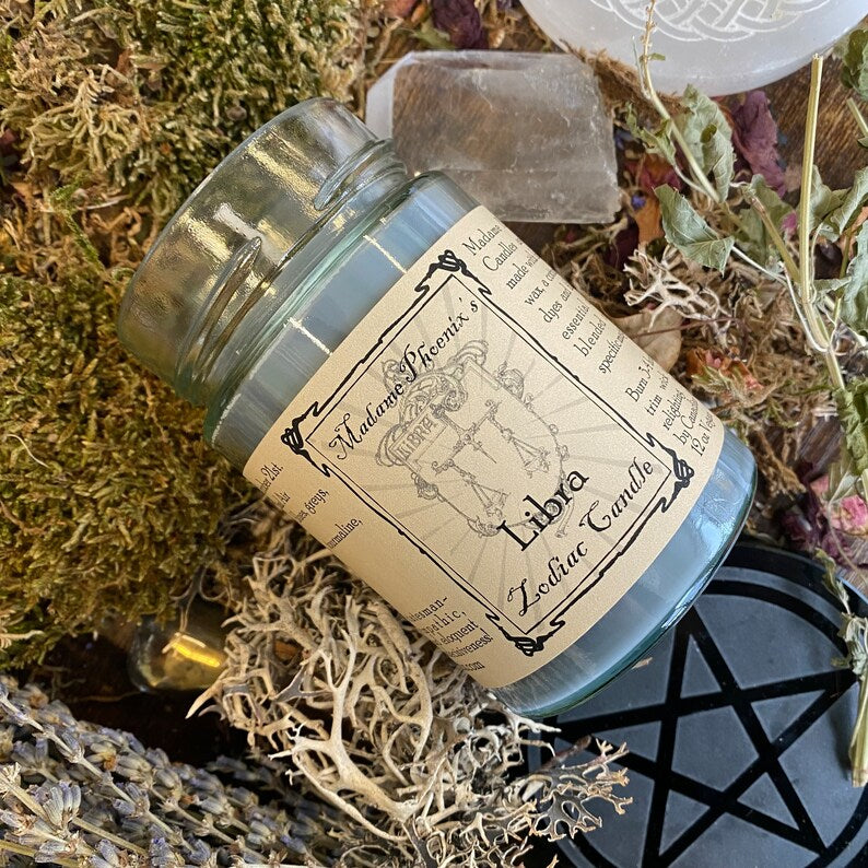 Zodiac Magic Libra Spell Candle