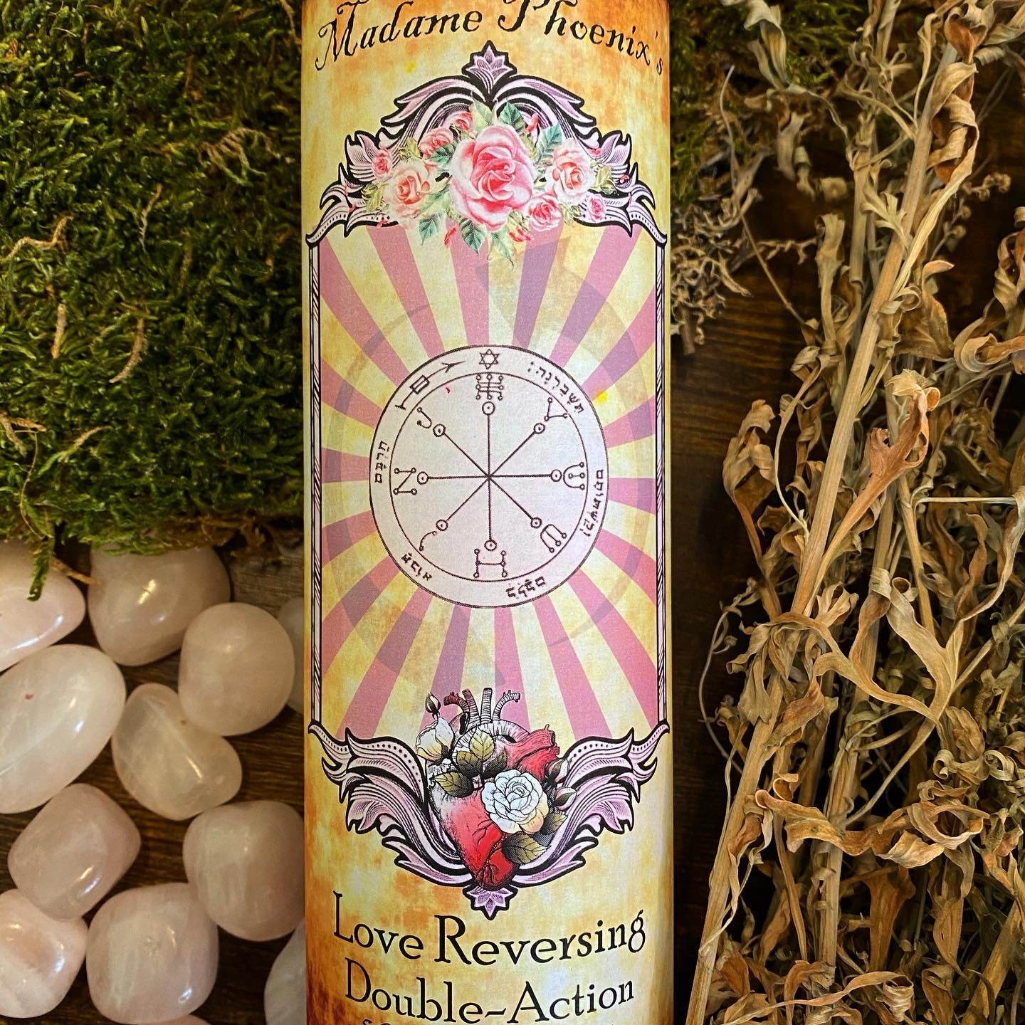 Love Reversing Double Action Spell Candle *** LOVE