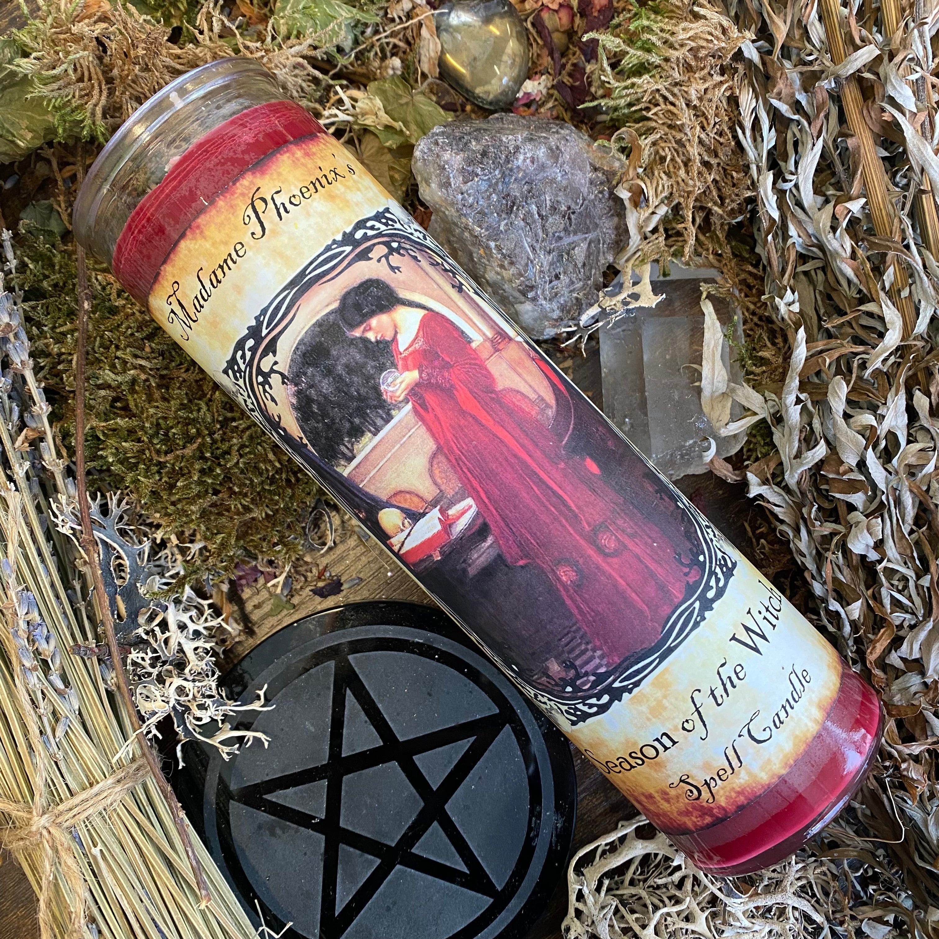 Season of the Witch Magic Samhain Spell Candle