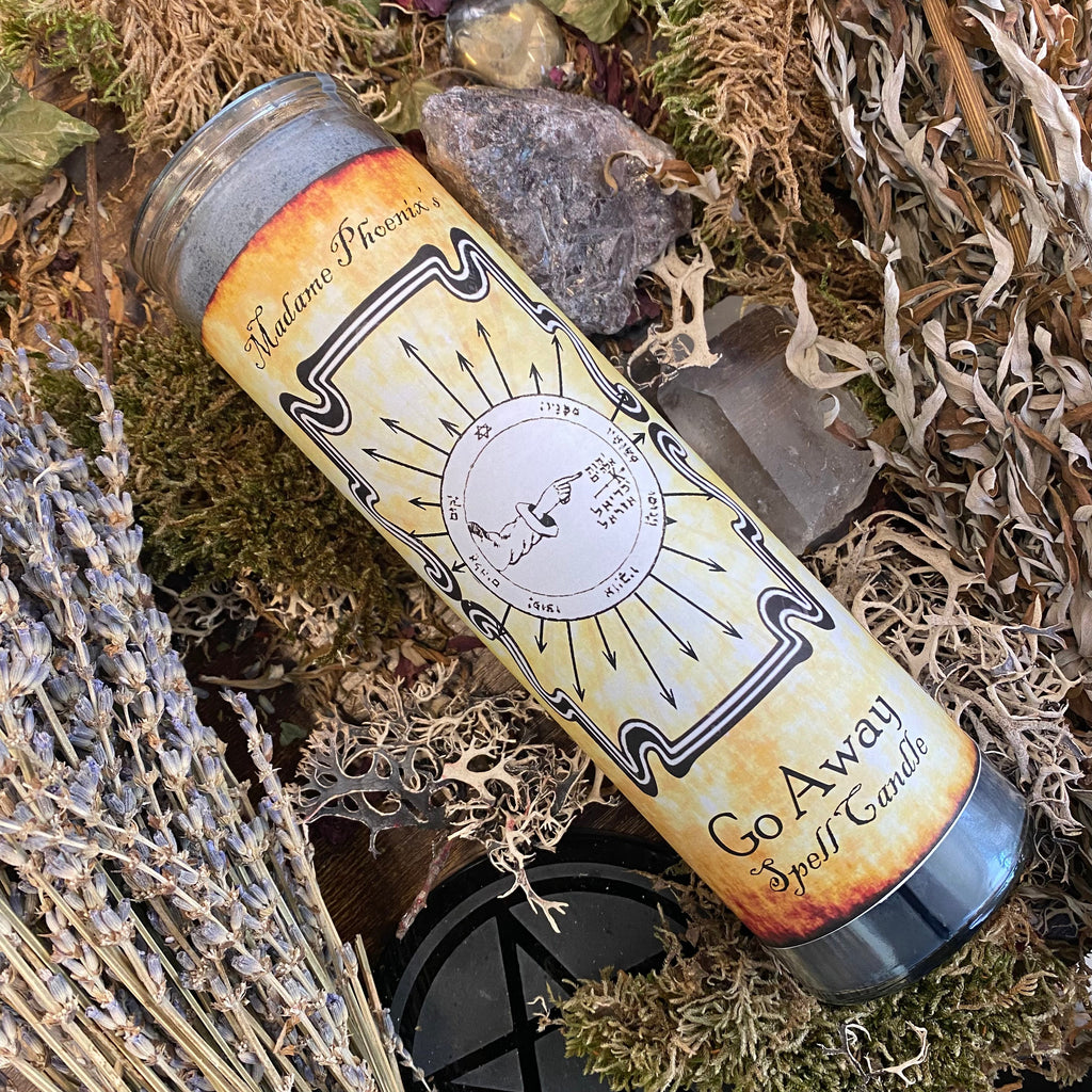 Go Away Spell Candle