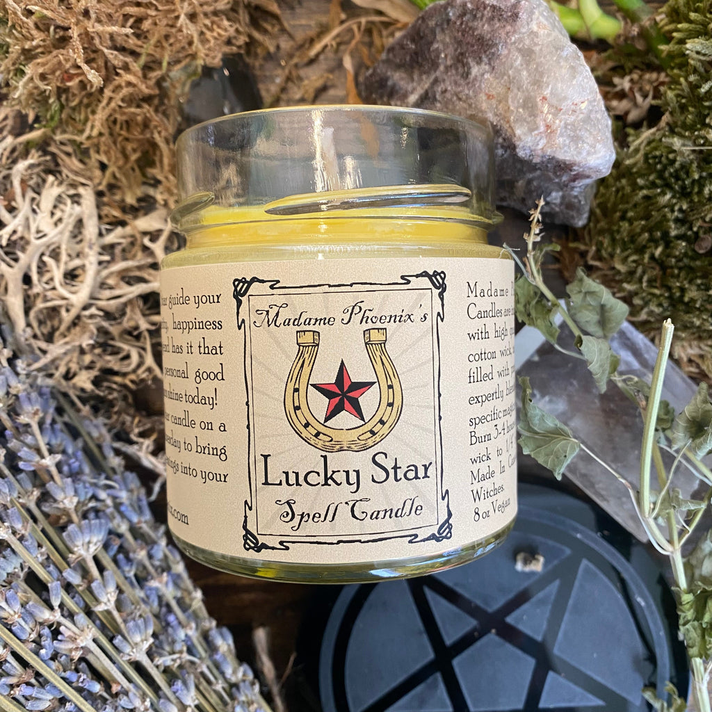 Lucky Star Magic Spell Candle