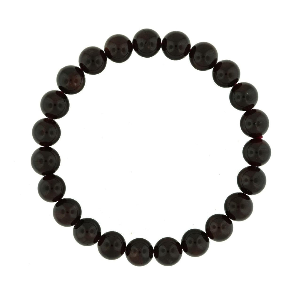 Garnet Bead Bracelet