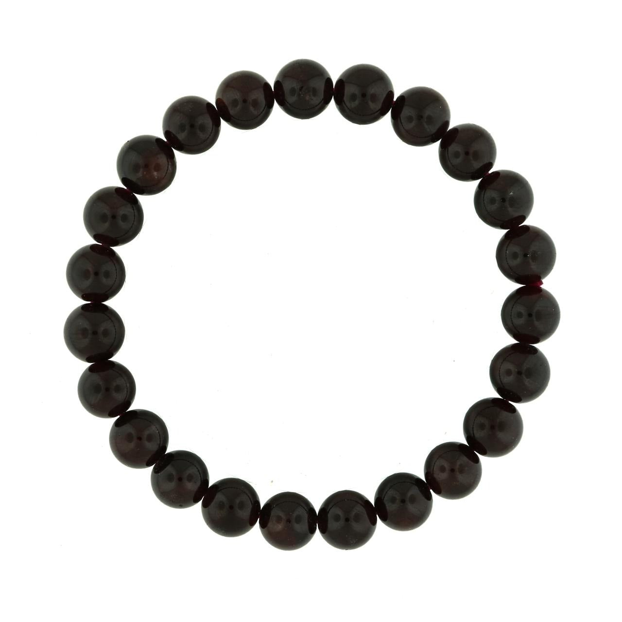 Garnet Bead Bracelet