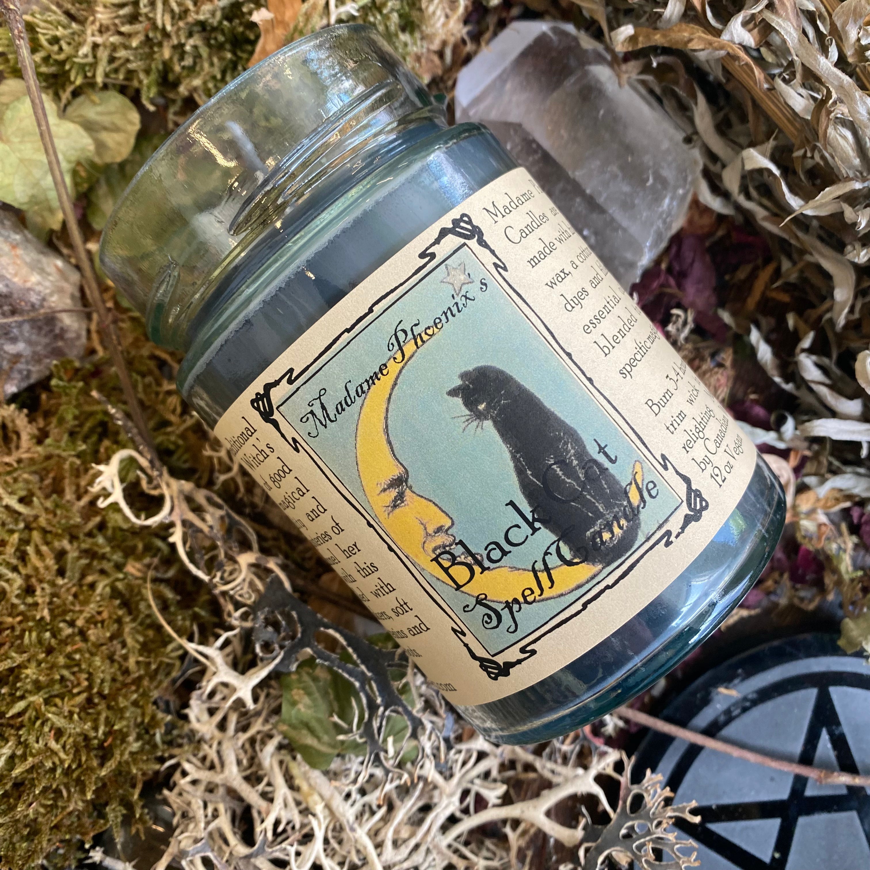Black Cat Spell Candle