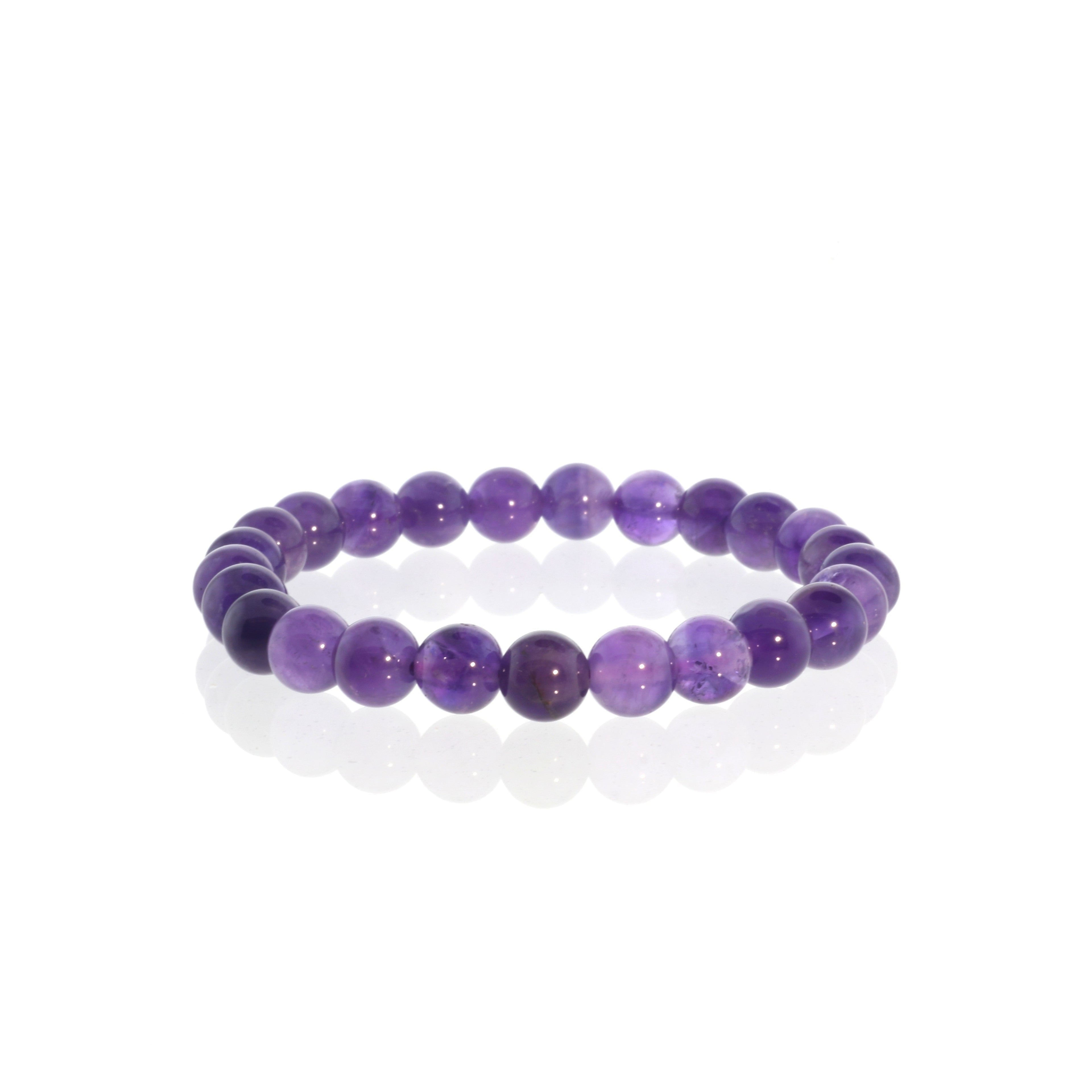 Amethyst Bead Bracelet
