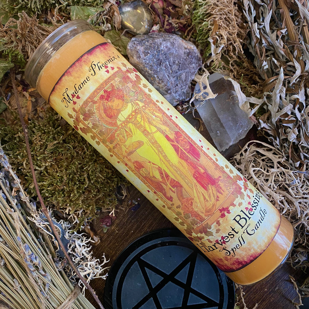 Harvest Blessing Fall Equinox Spell Candle