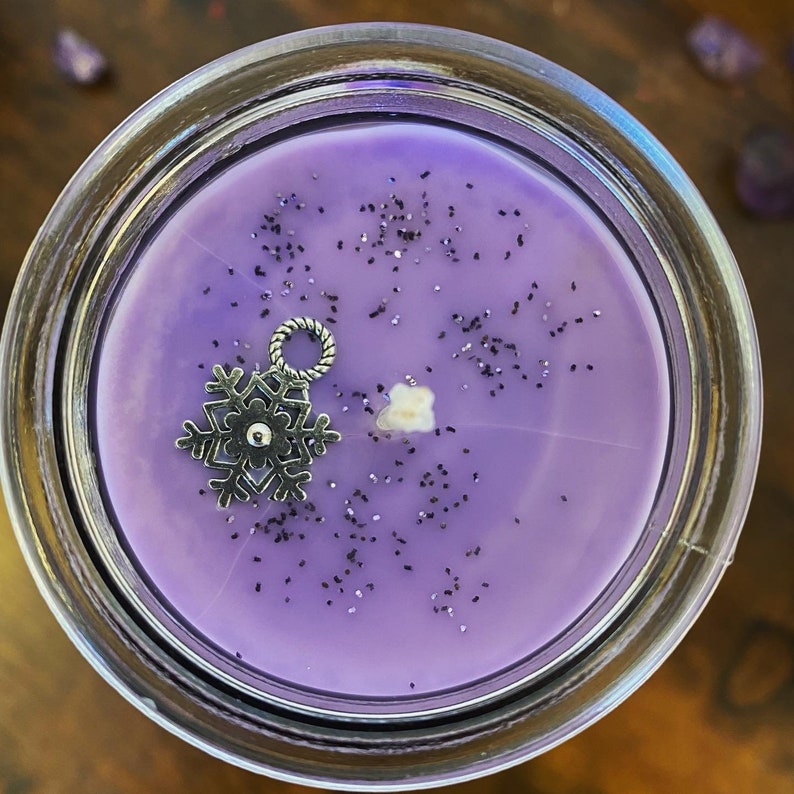 Sugar Plum Fairy Winter Candle