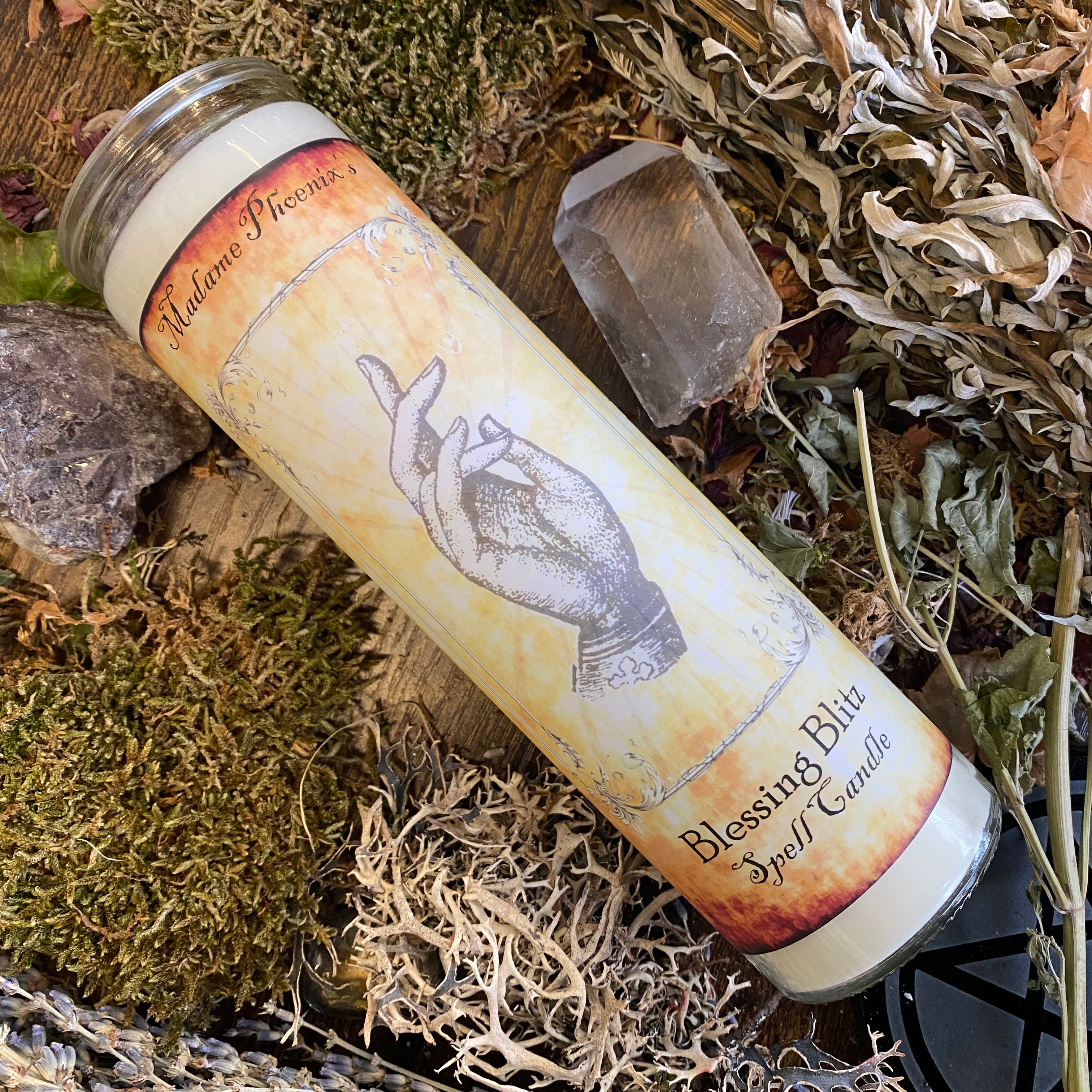Blessing Blitz Magic Spell Candle
