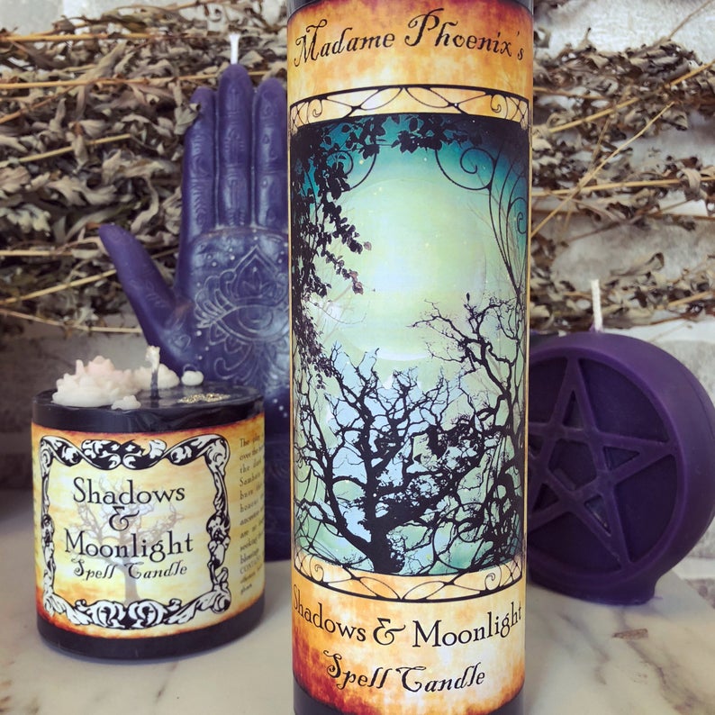Shadows & Moonlight Samhain Ritual Ancestor Altar Candle