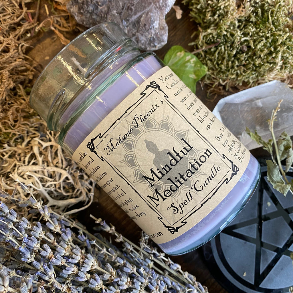 Mindful Meditation Spell Candle