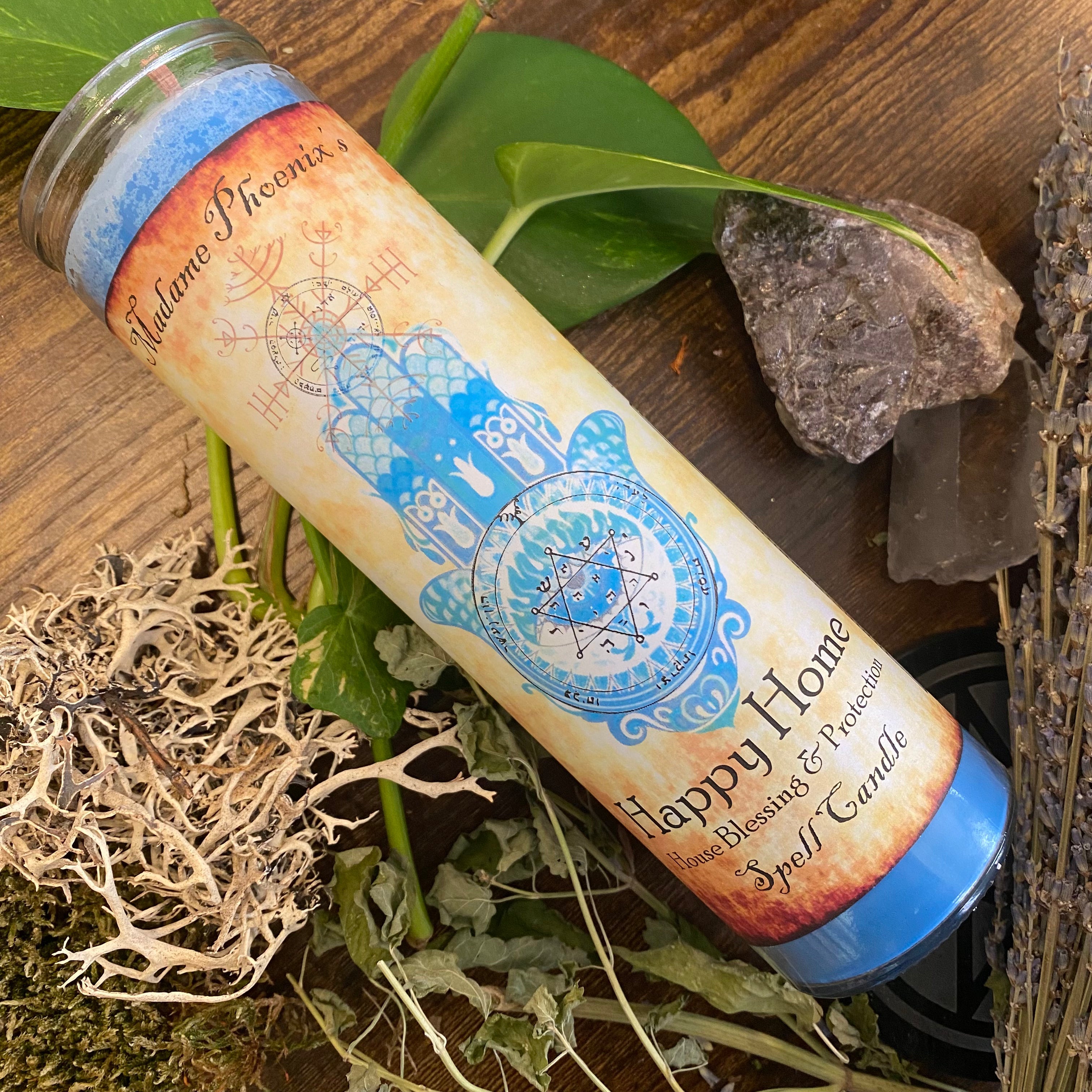 Happy Home Magic House Blessing Spell Candle