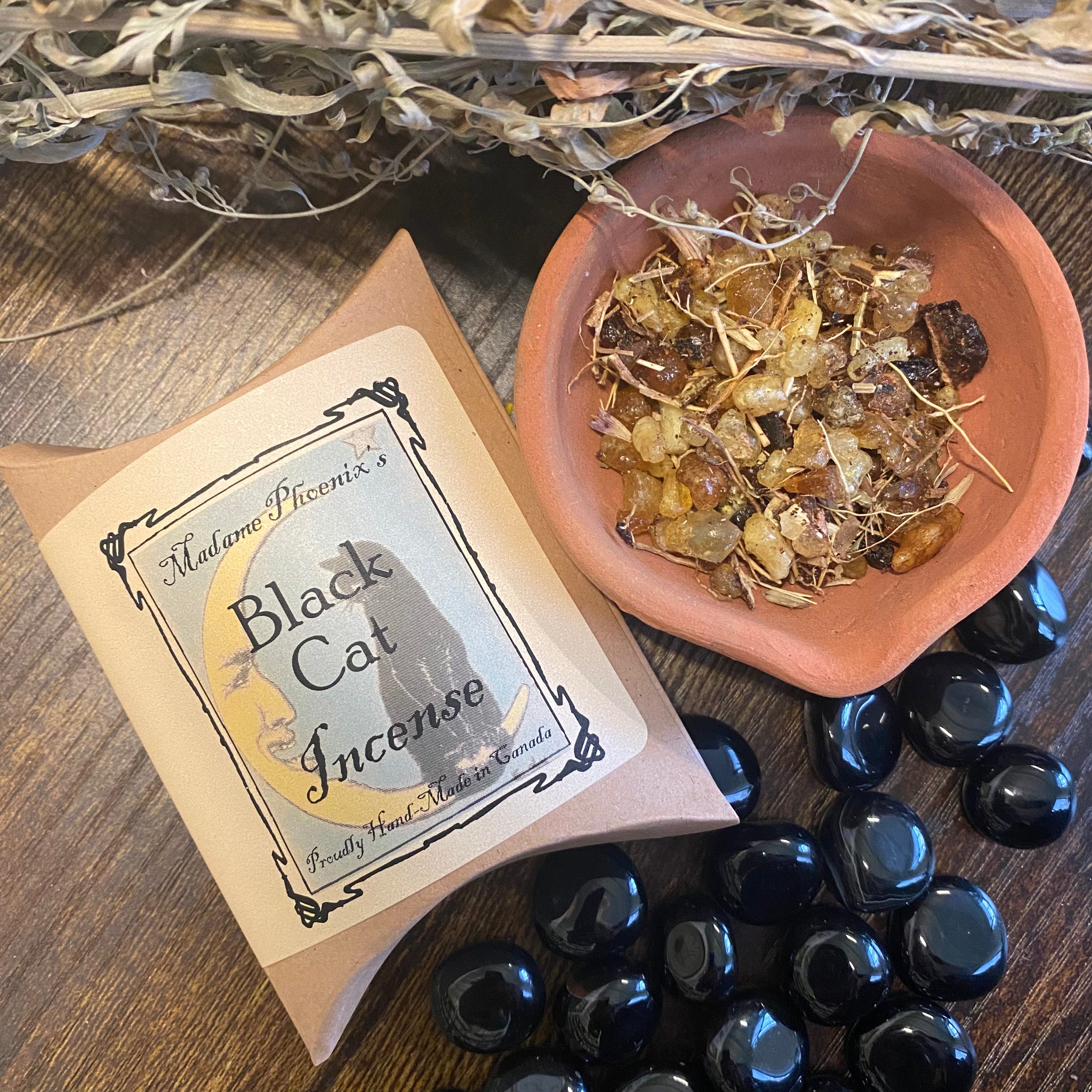 Black Cat Lucky Magical Incense Blend