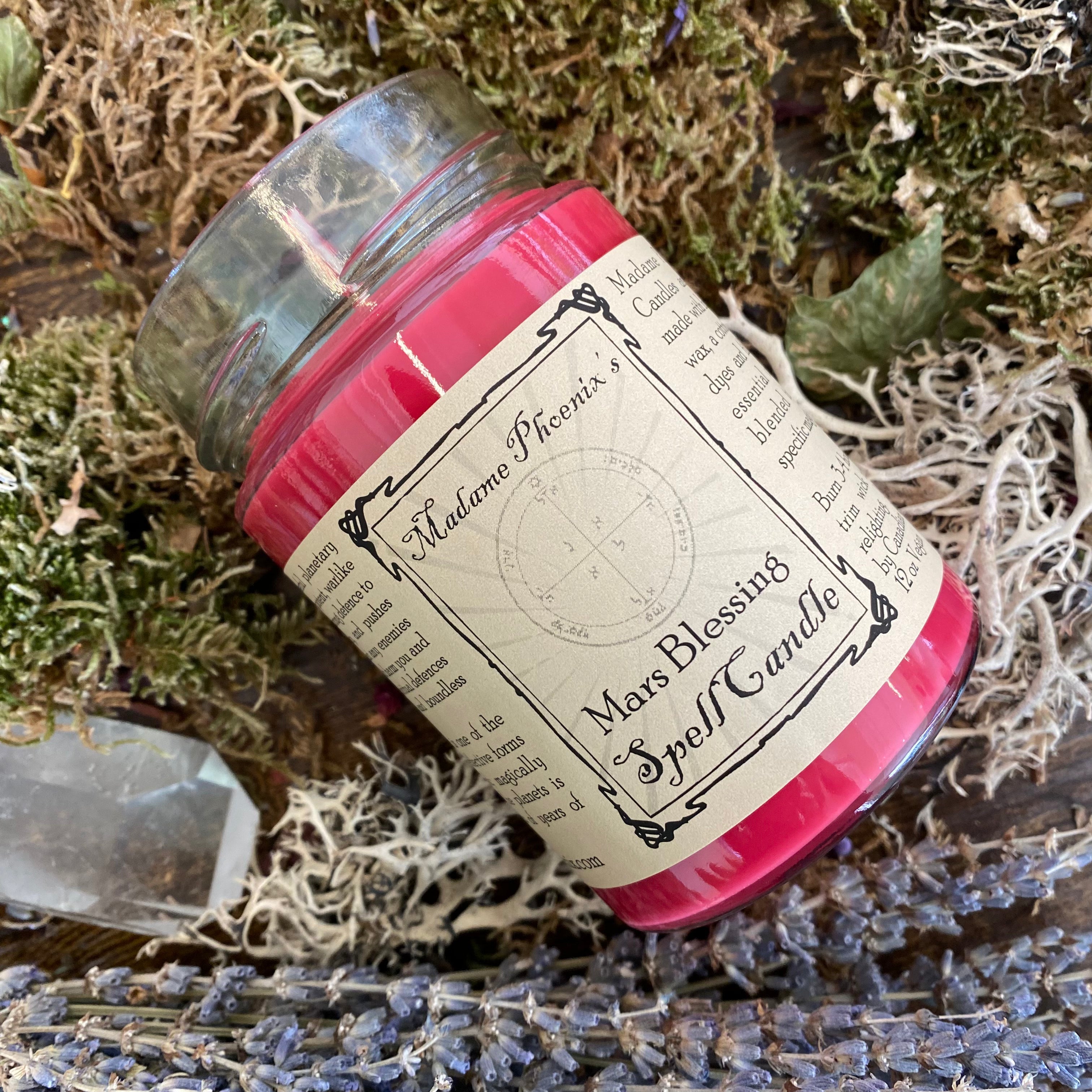 Planetary Magic Mars Spell Candle