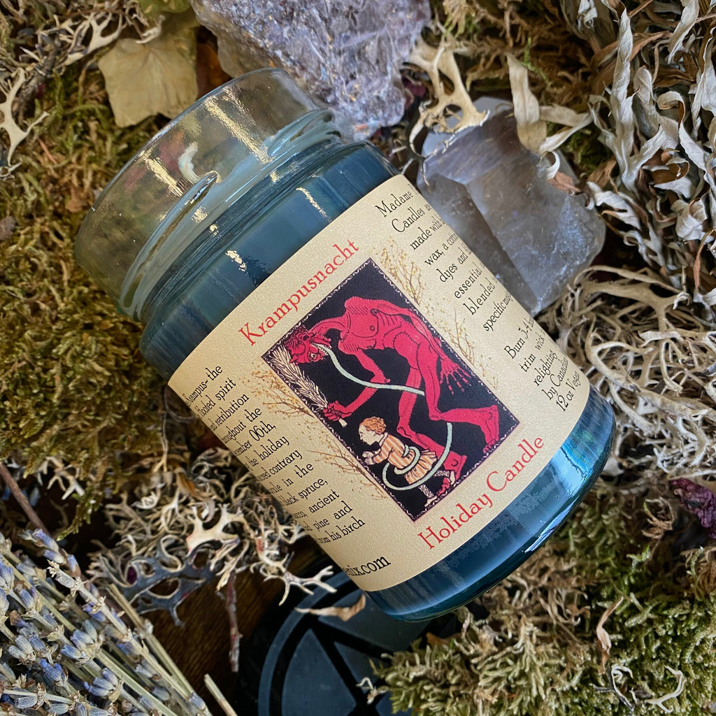 Krampus Holiday Candle