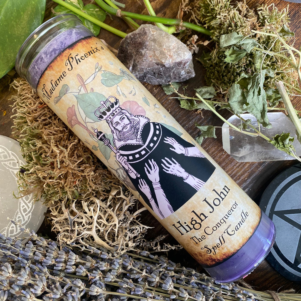 High John the Conqueror Magic Spell Candle
