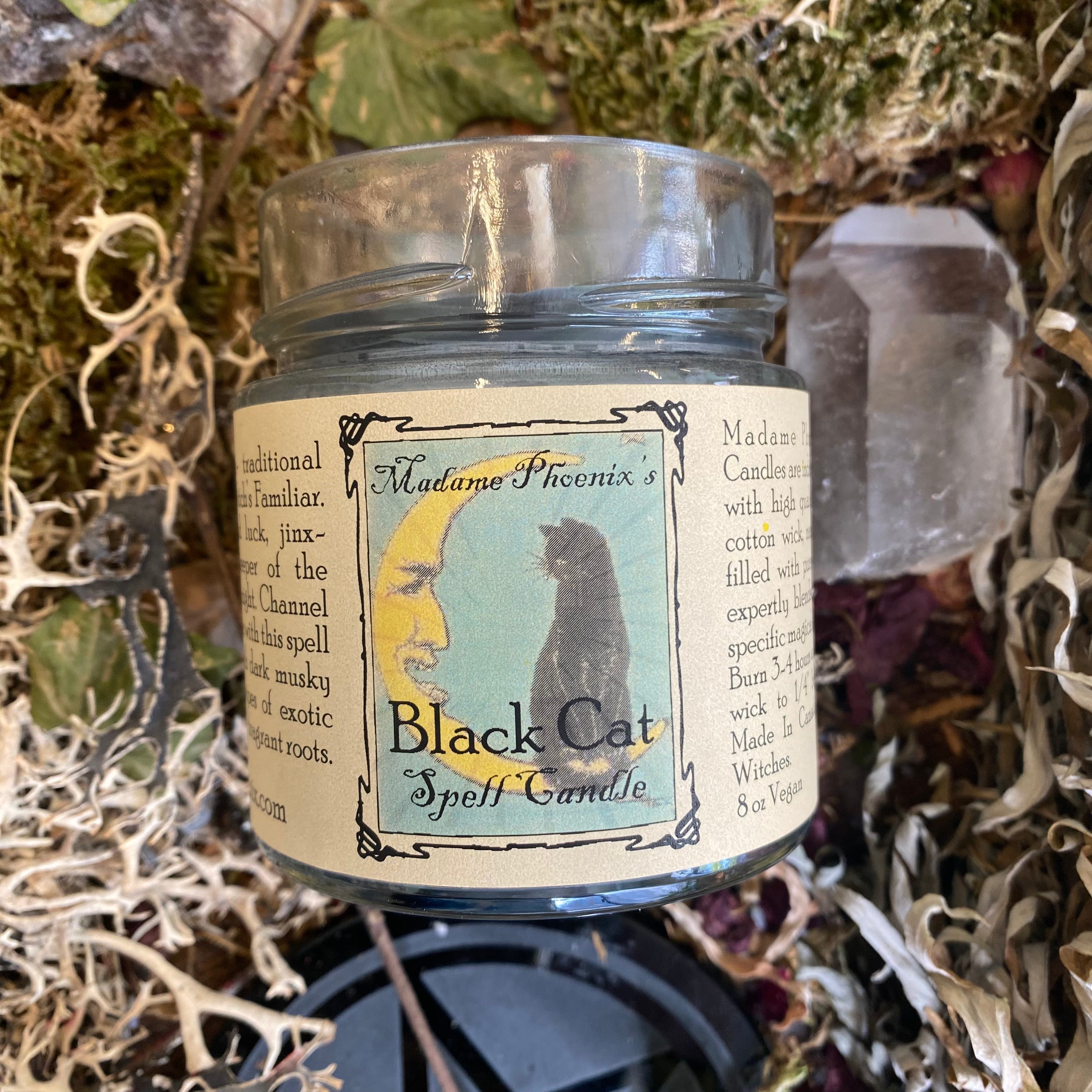 Black Cat Spell Candle