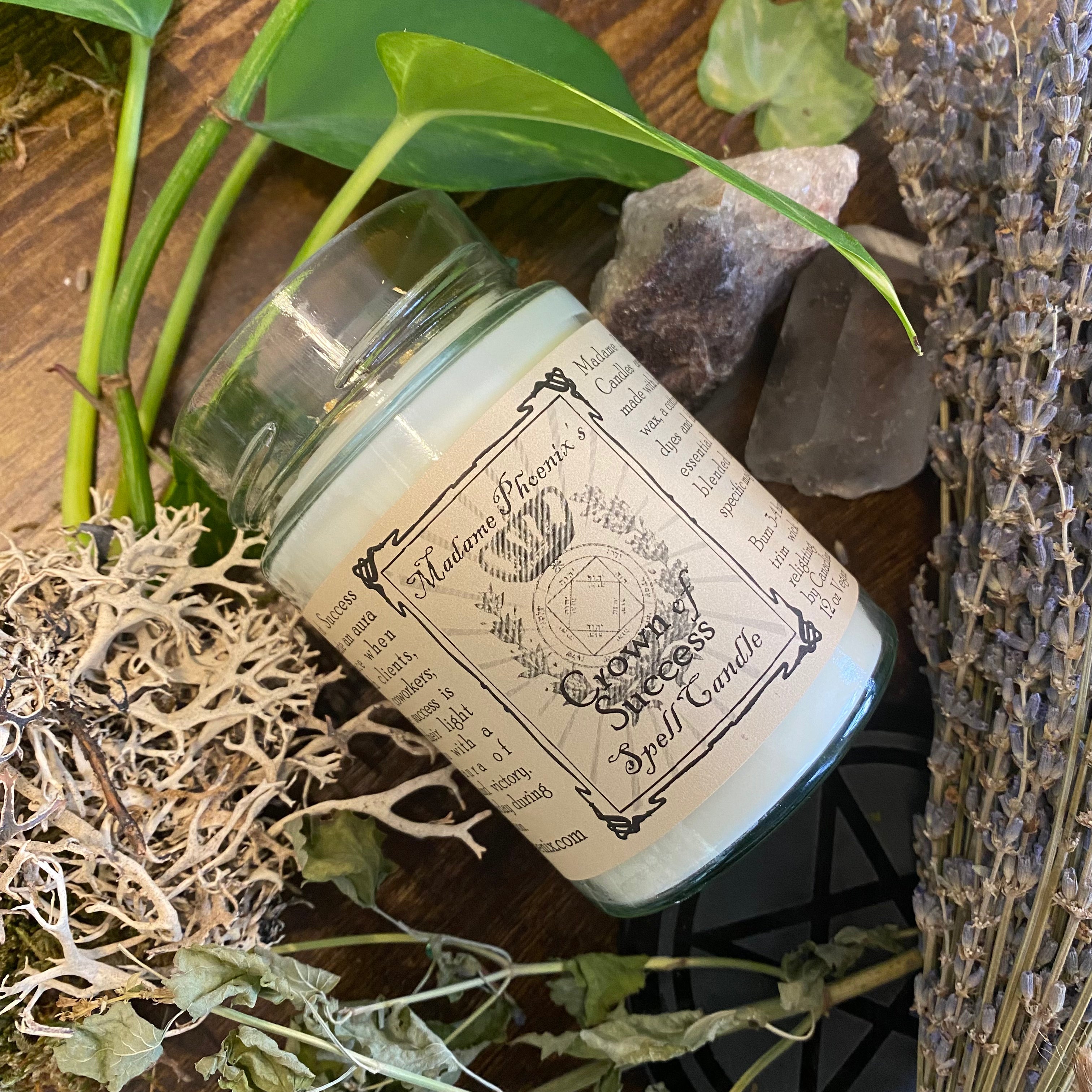 Crown of Success Spell Candle