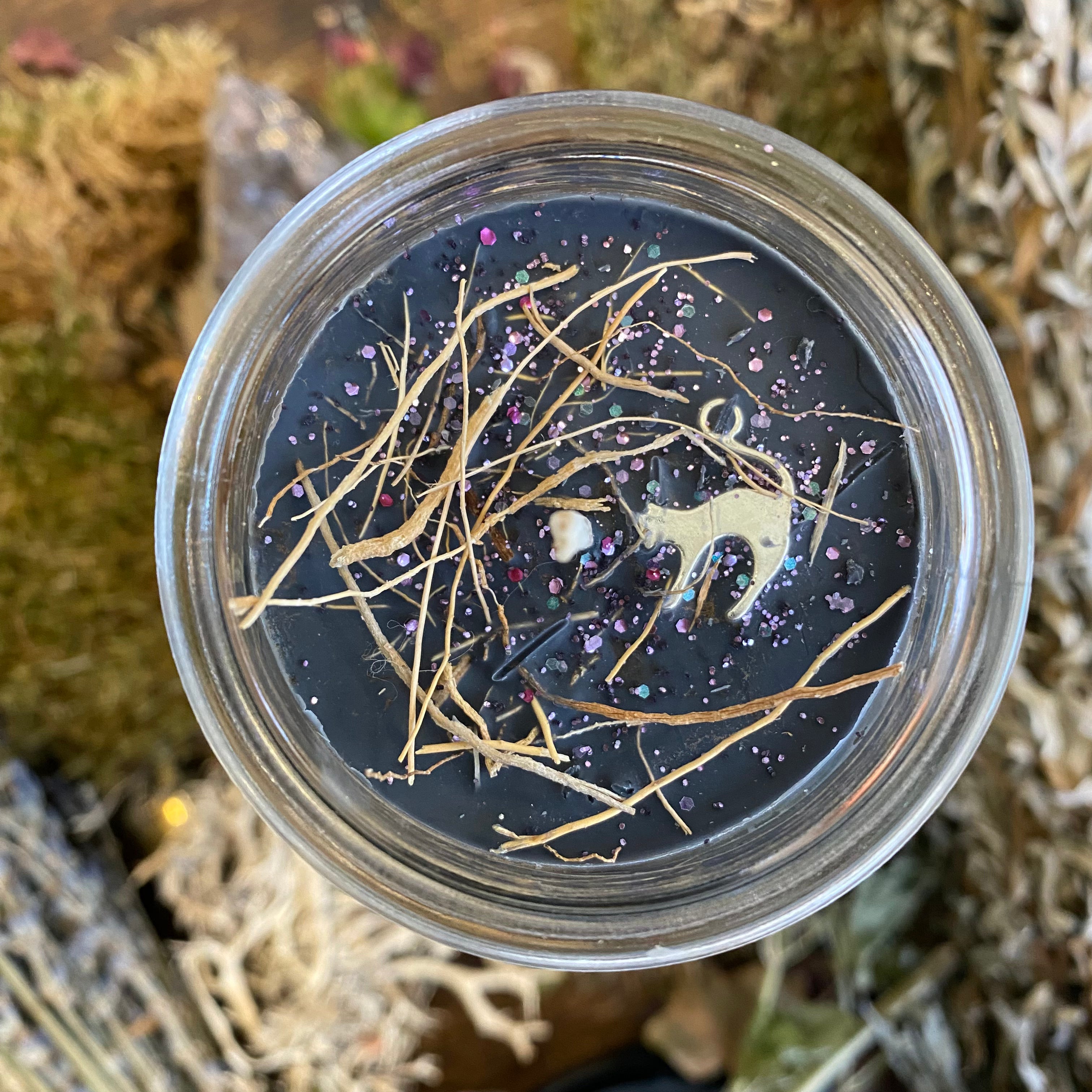 Black Cat Spell Candle