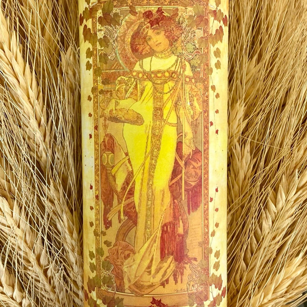 Harvest Blessing Fall Equinox Spell Candle
