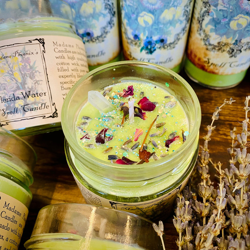 Florida Water Blessing Candle