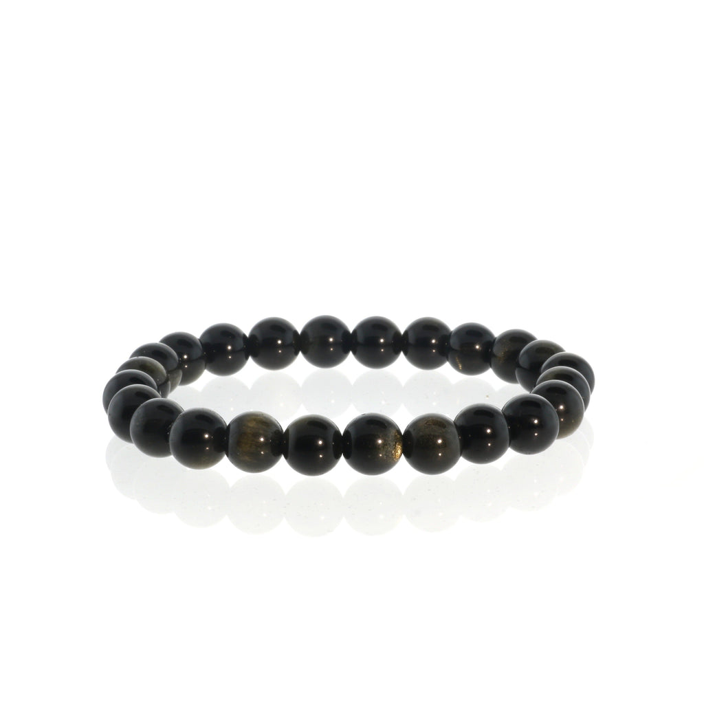 Obsidian Bead Bracelet