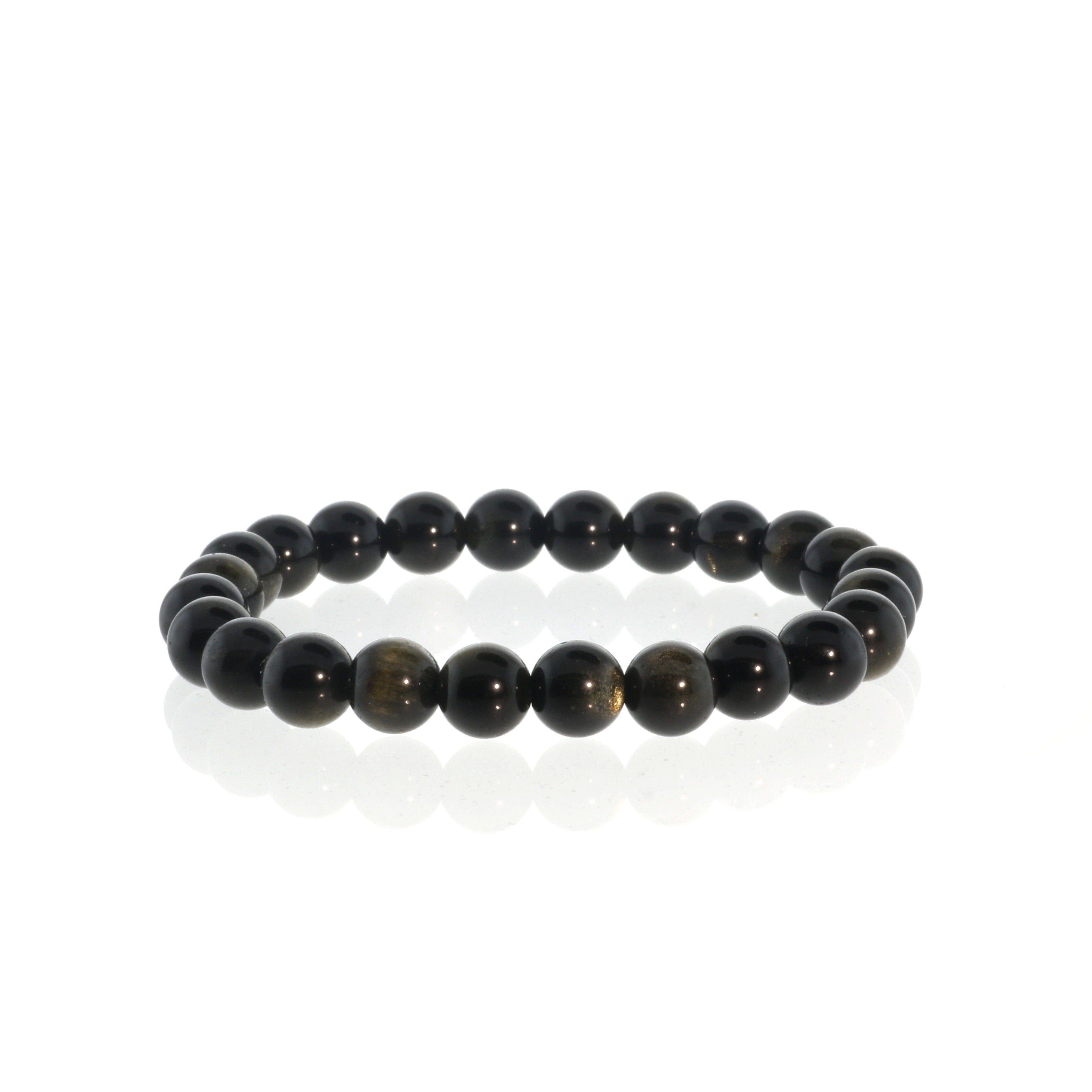 Obsidian Bead Bracelet